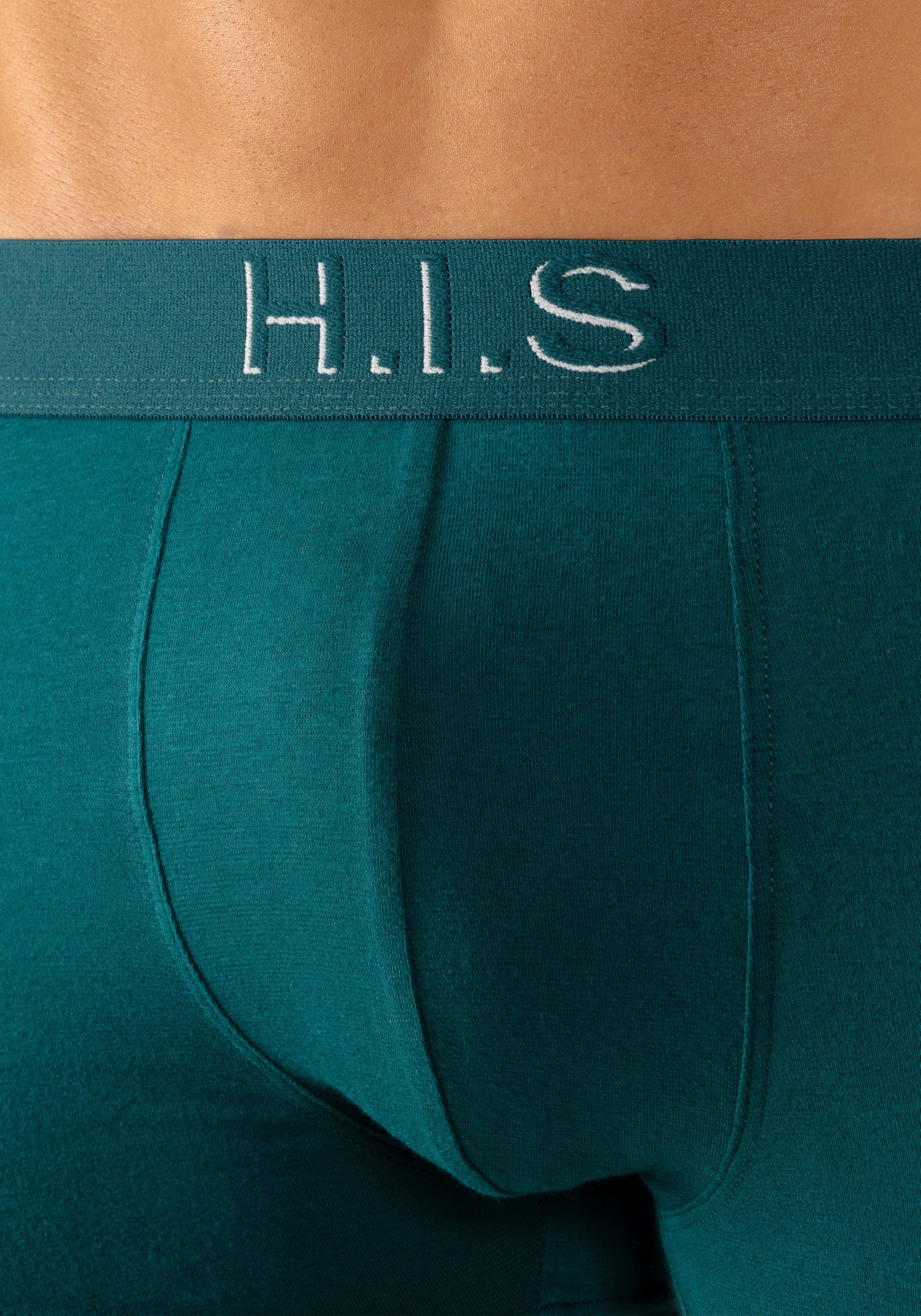 H.I.S Boxer Boxershorts für Herren (Packung, 5-St) Logo Webbund mit 3D Effekt