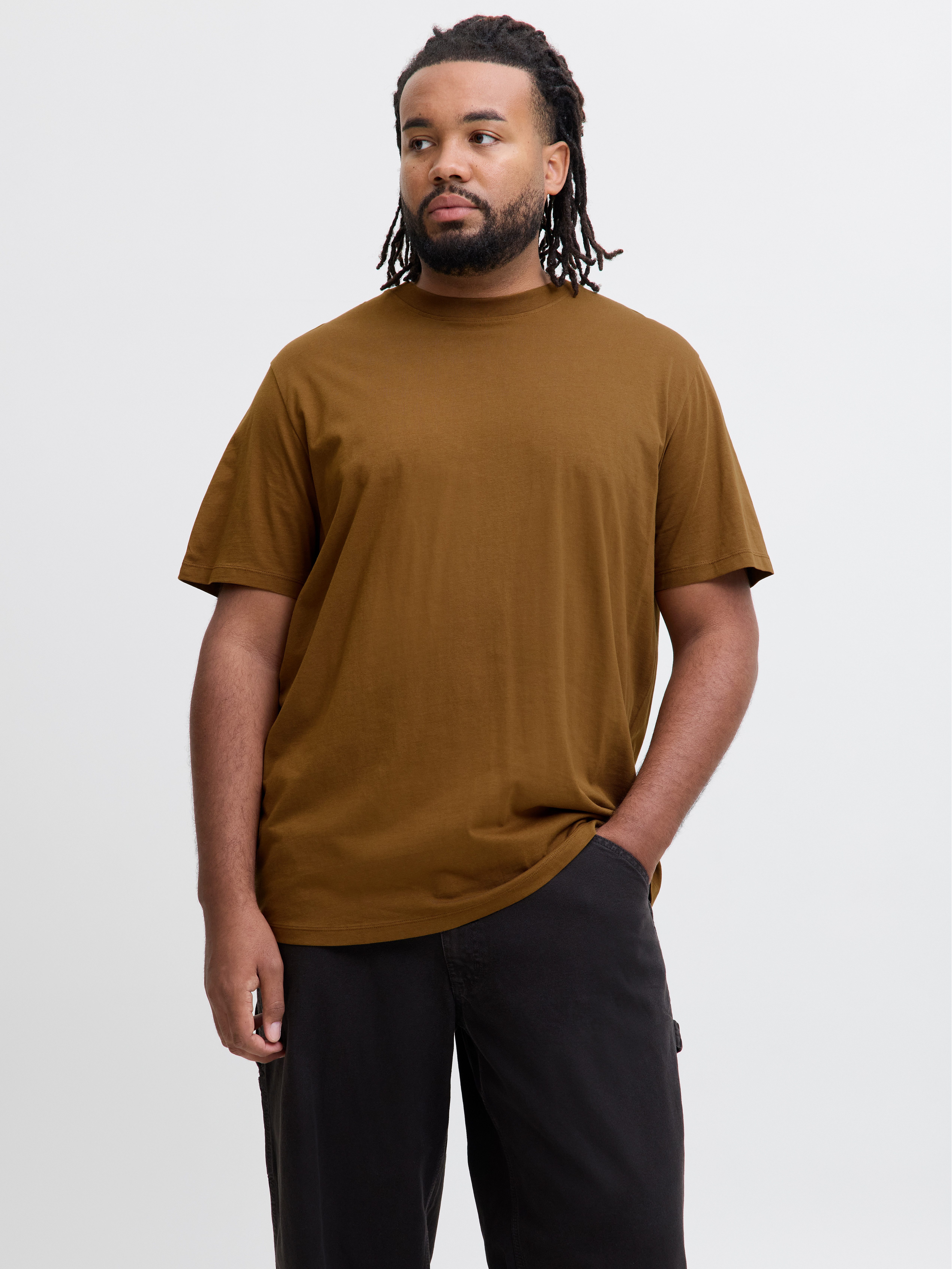 Jack & Jones PlusSize T-Shirt JJEBRADLEY TEE SS NOOS PLS mit Rundhalsaussch günstig online kaufen