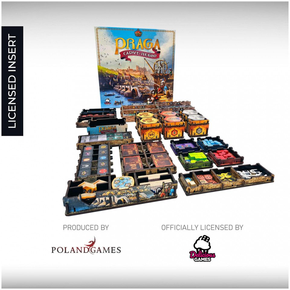 e-Raptor Spiel, Insert - Praga Caput Regni - UV Print
