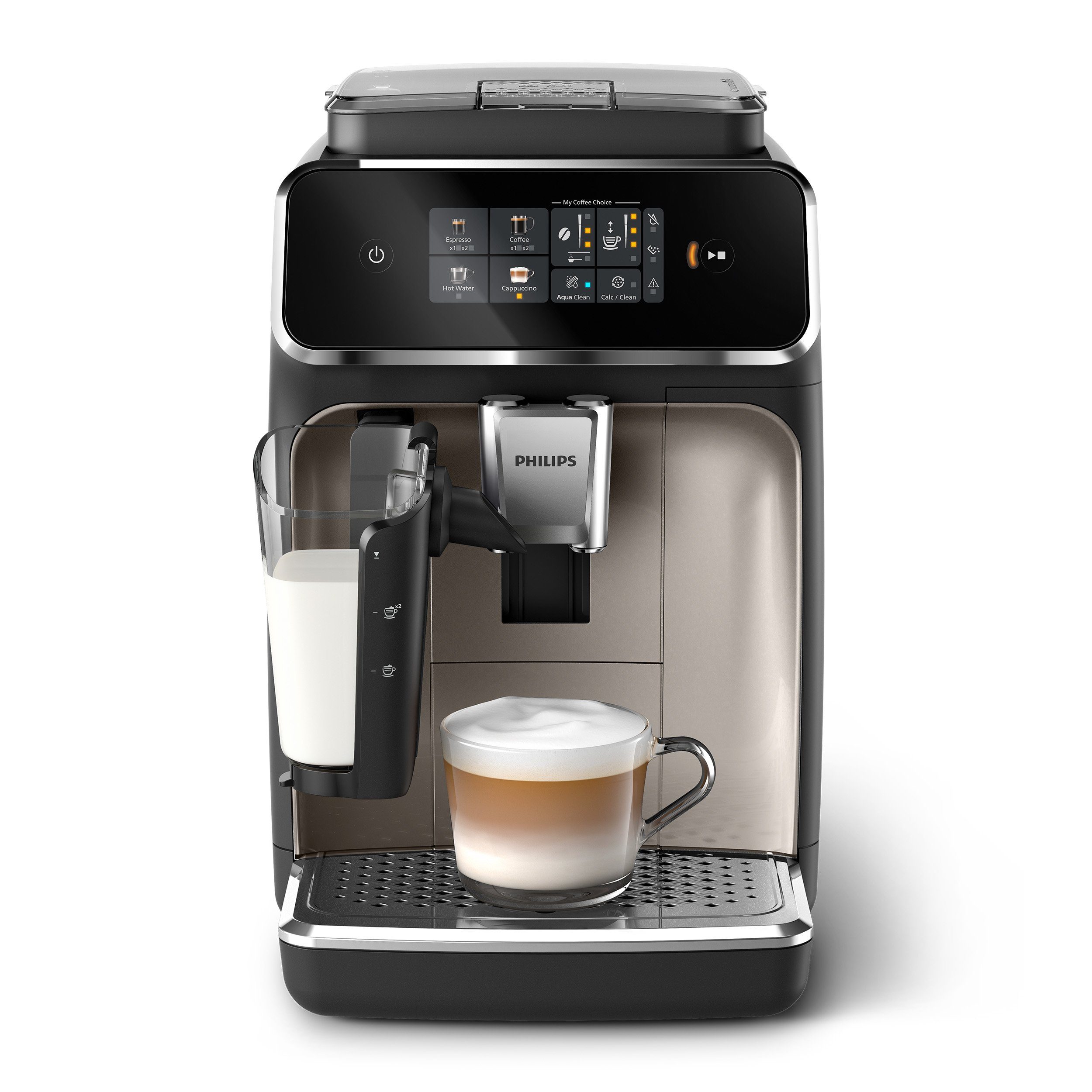 Philips Kaffeevollautomat EP2336/40 2300 Series, 4 Kaffeespezialitäten, mit LatteGo-Milchsystem