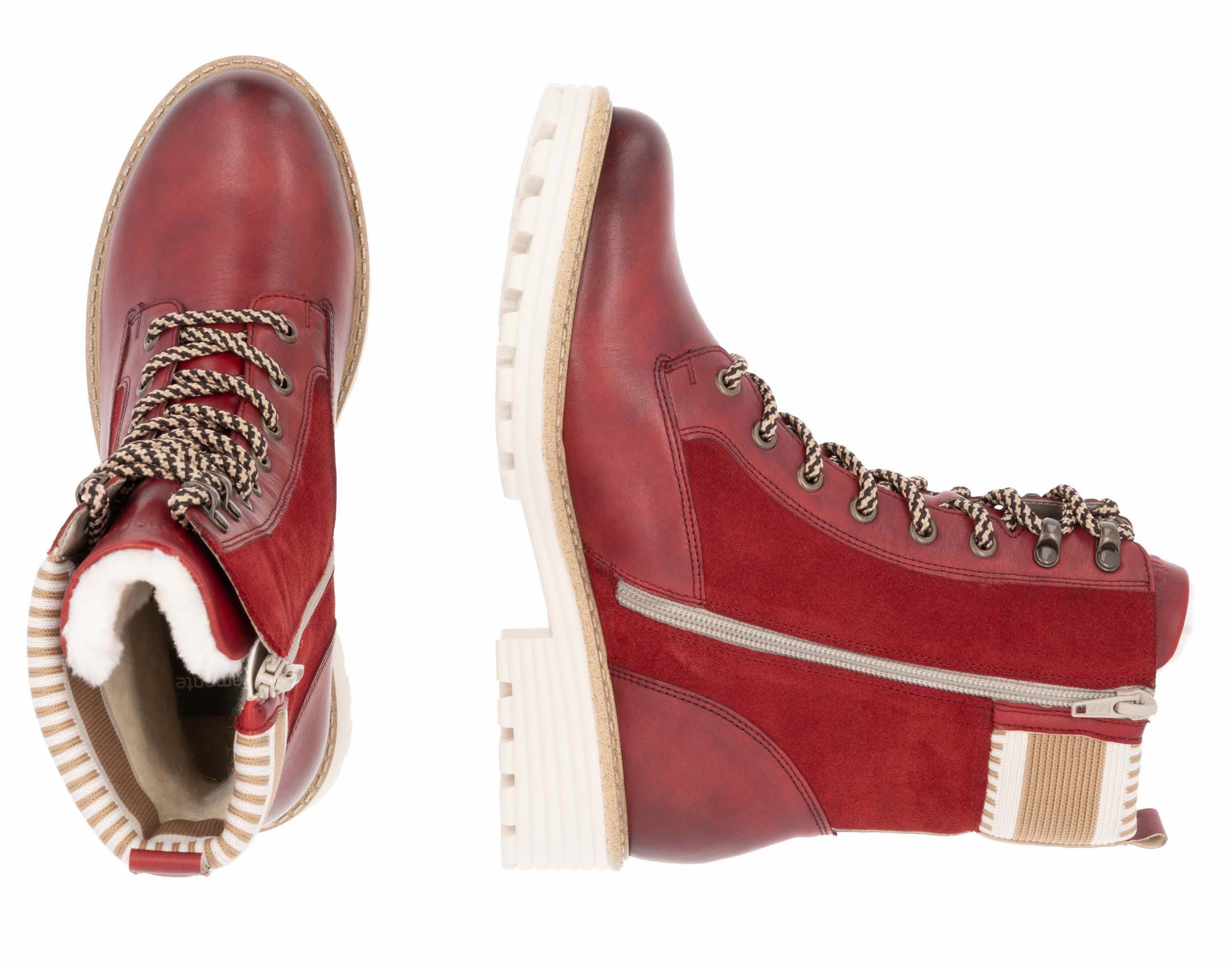 Remonte Elisabeth Hurley-Collection Winterboots, Schnürboots, Schnürstiefelette mit wasserabweisender TEX-Membran