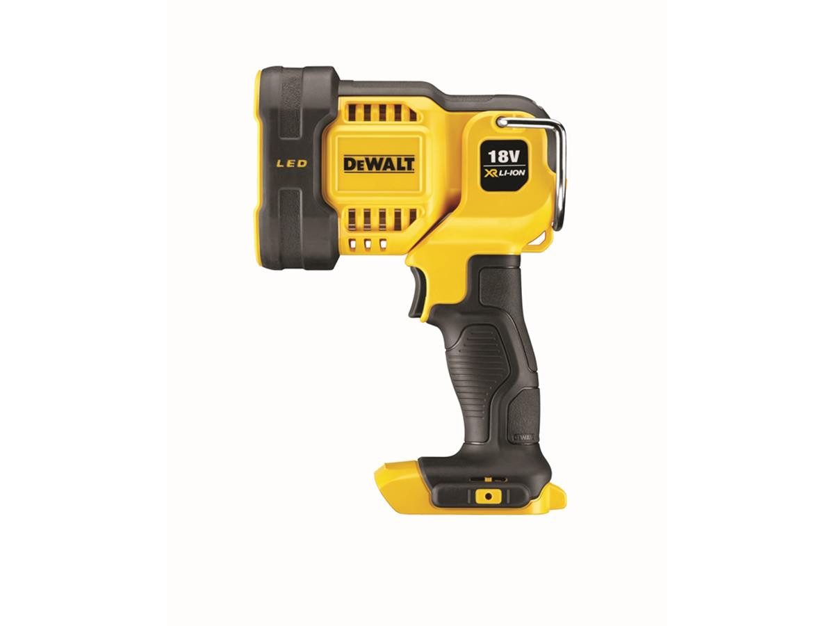 DeWalt LED Arbeitsleuchte 18V, Drehbahrer Lampenkopf (9 Positionen), LED, weiß, ohne Akku und Ladegerät, 1000 lm, Drehbahrer Lampenkopf (9 Positionen)