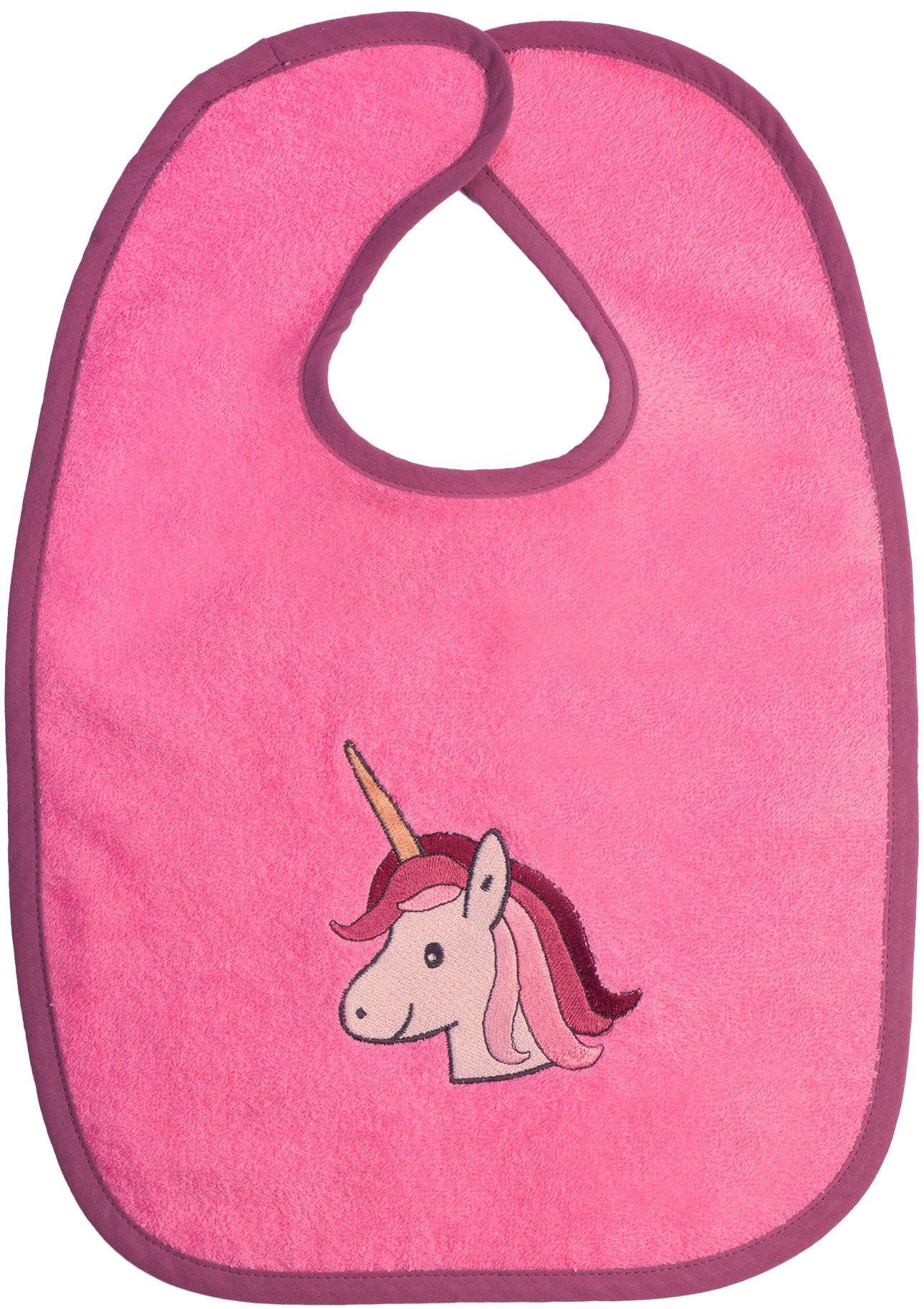 Lätzchen Einhorn Klettlatz