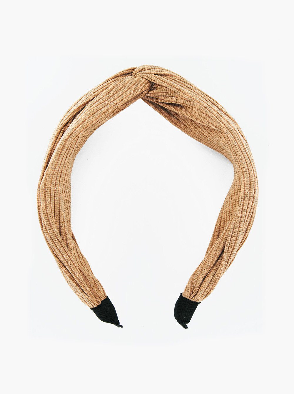 Stoff, Damen Vintage axy glänzender Haareifen mit Knoten Beige Haarreif Haarreif Haarband und