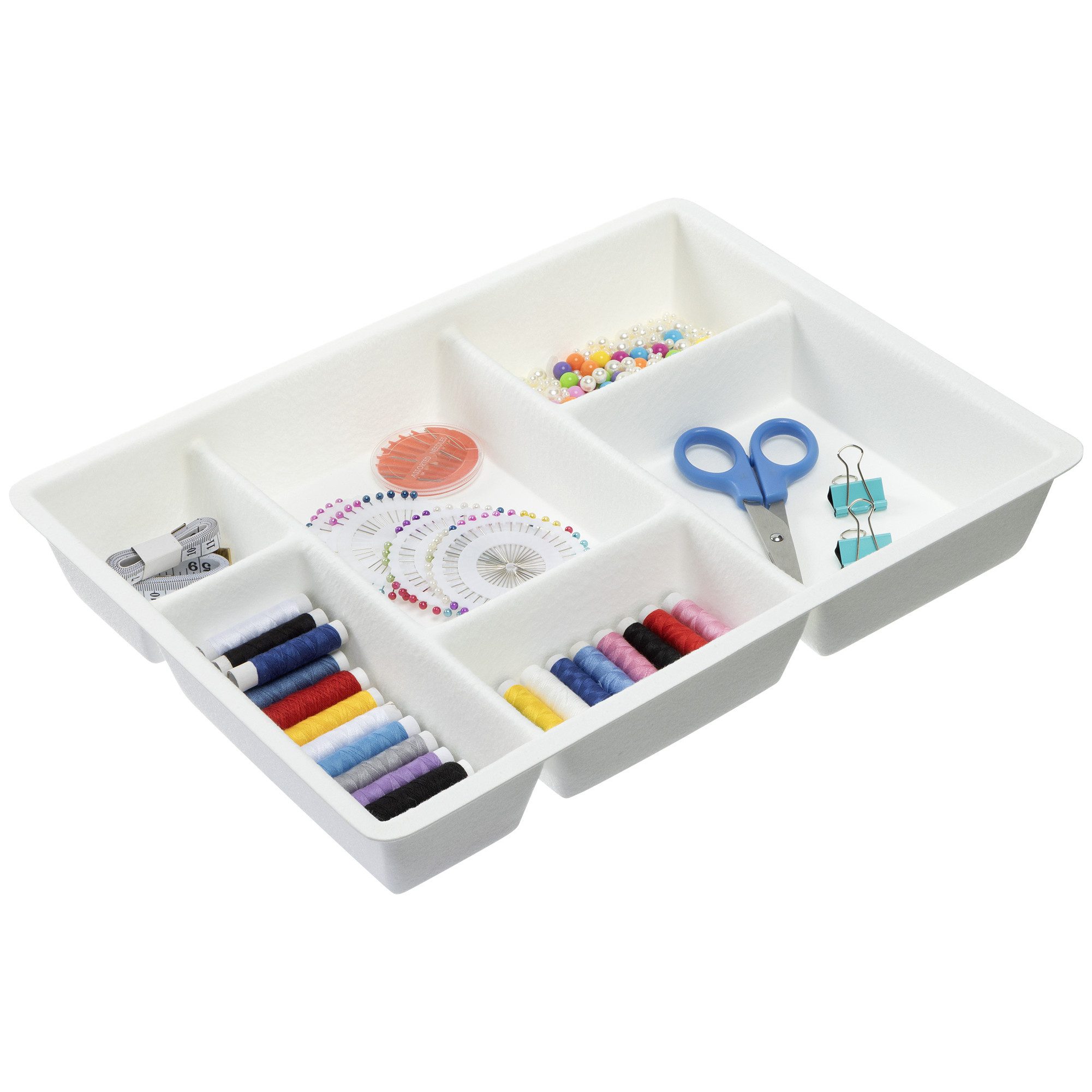 Aufbewahrungsbox Schubladen Organizer aus Filz 40,5x30,5x6cm Ordnungssystem Schublade