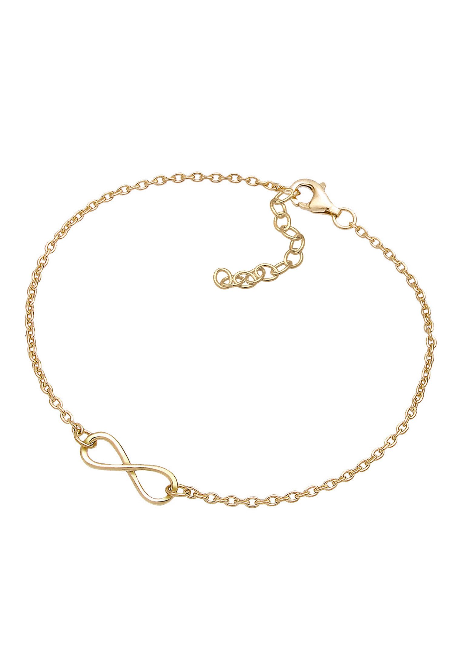 Elli Armband Infinity Unendlichkeit fein 925 Silber (kein Set, 1-tlg), Infinity