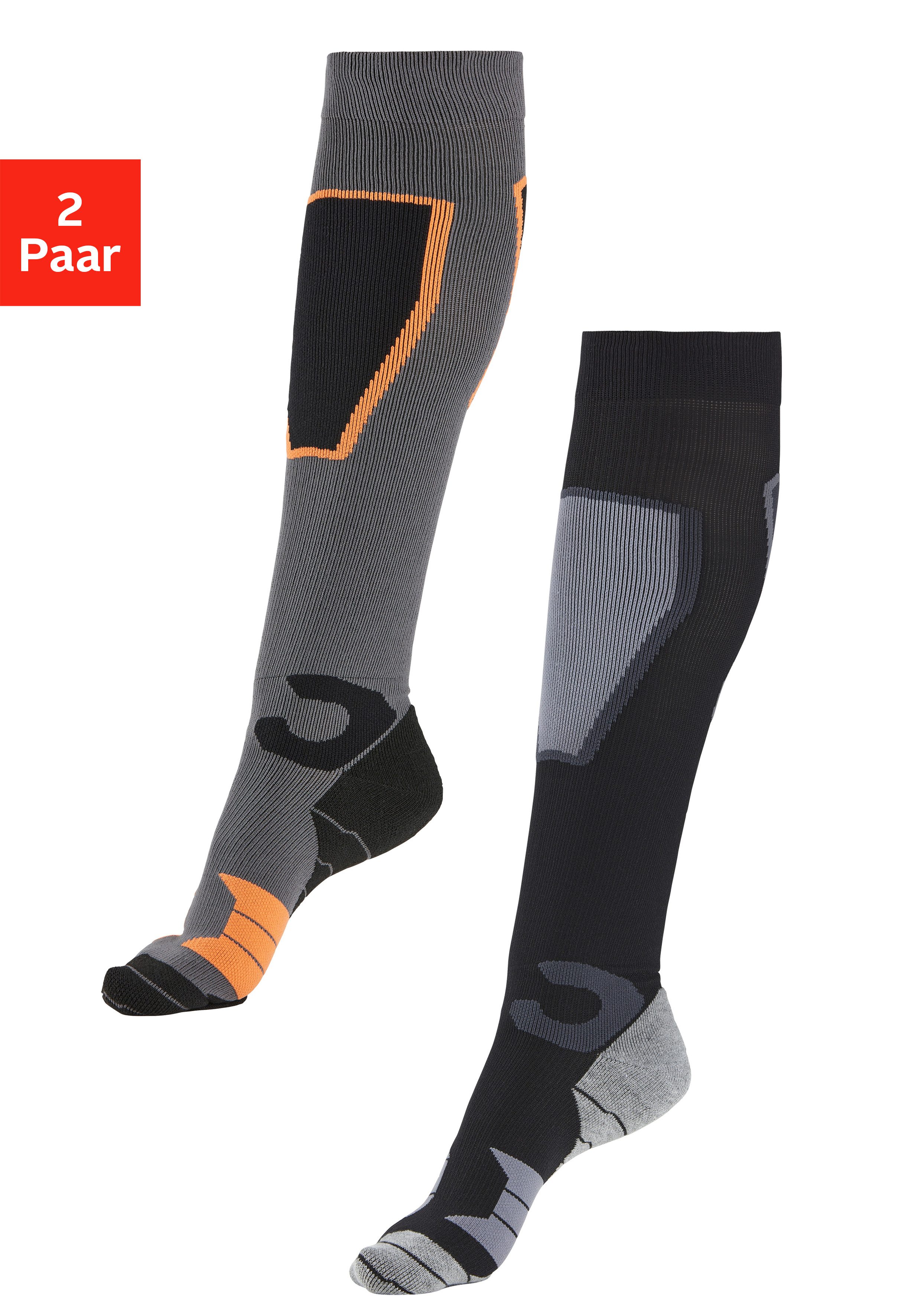 Bench. Skistrümpfe (2-Paar) mit Funktionsplüsch günstig online kaufen