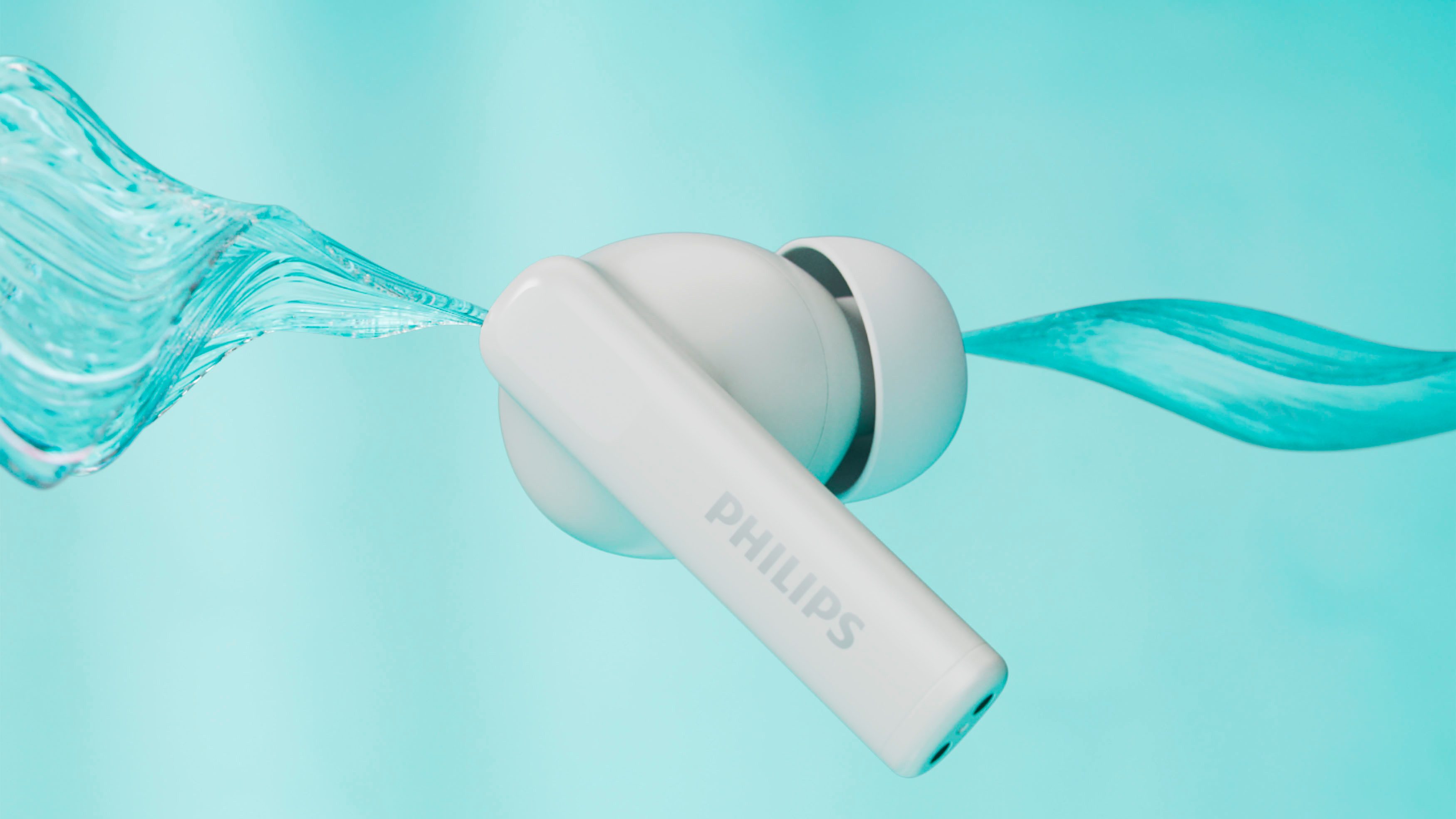Philips TAT 2520 wireless In-Ear-Kopfhörer (Adaptive Noise-Cancelling, Freisprechfunktion, Multi-Point-Verbindung, Rauschunterdrückung, Sprachsteuerung, kompati – Bild 4 von 5