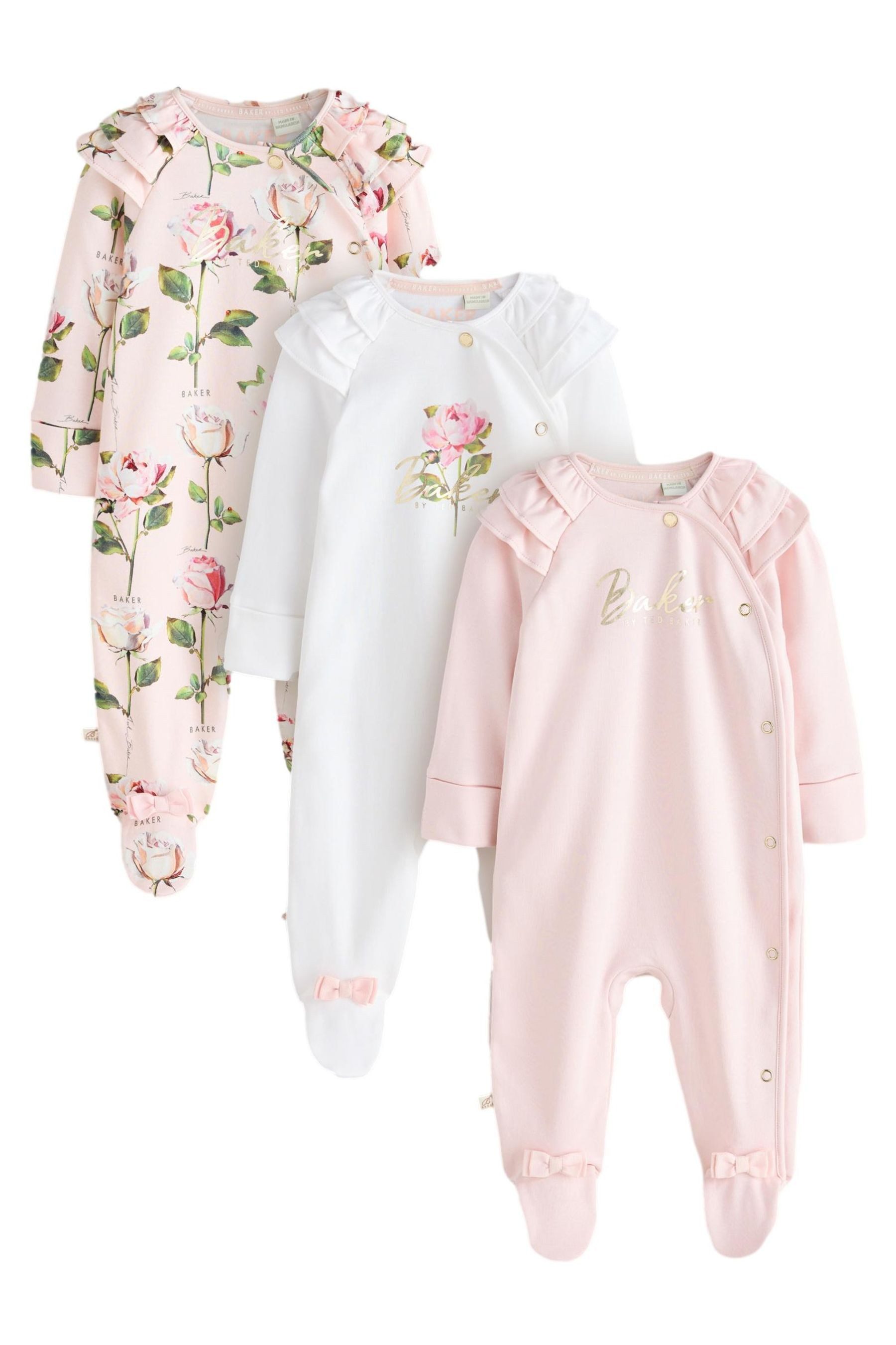 Baker by Ted Baker Schlafoverall Baker by Ted Baker Schlafanzüge, 3er-Pack (3-tlg)