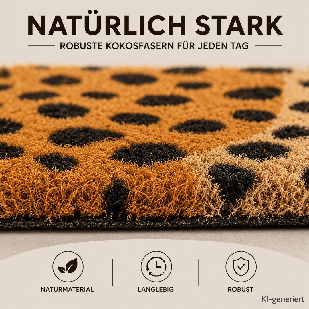 Topanbieter999 Fußmatte Türmatte Tierform Design rutschfest, Tiger – Bild 4 von 5