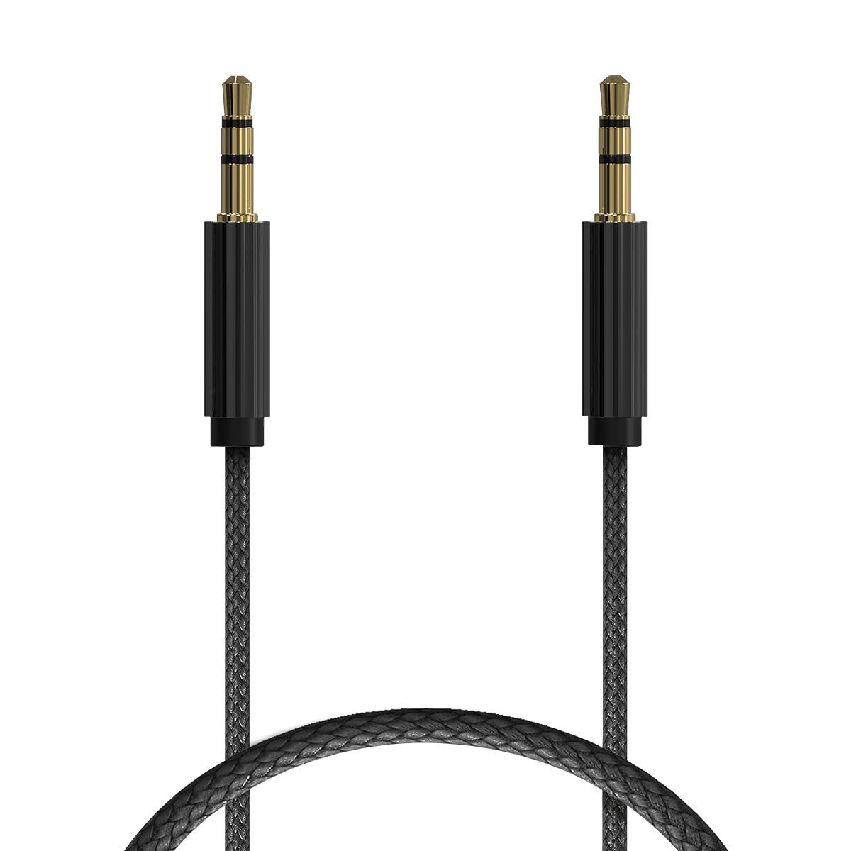 Woyax AUX 3,5mm Klinken Stereo Audio Auto Handy Geflochtenes 1.2m Audio-Kabel