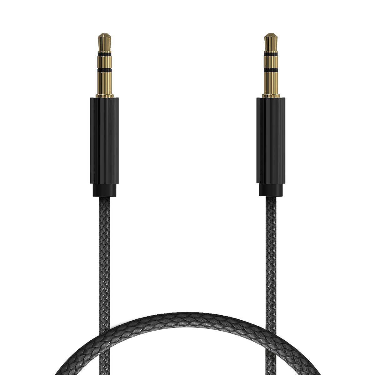 Woyax Woyax 3,5mm Klinke auf Klinke Nylon Geflochtenes 1.2m Aux Kabel Audio-Kabel, Biegesteiges Design