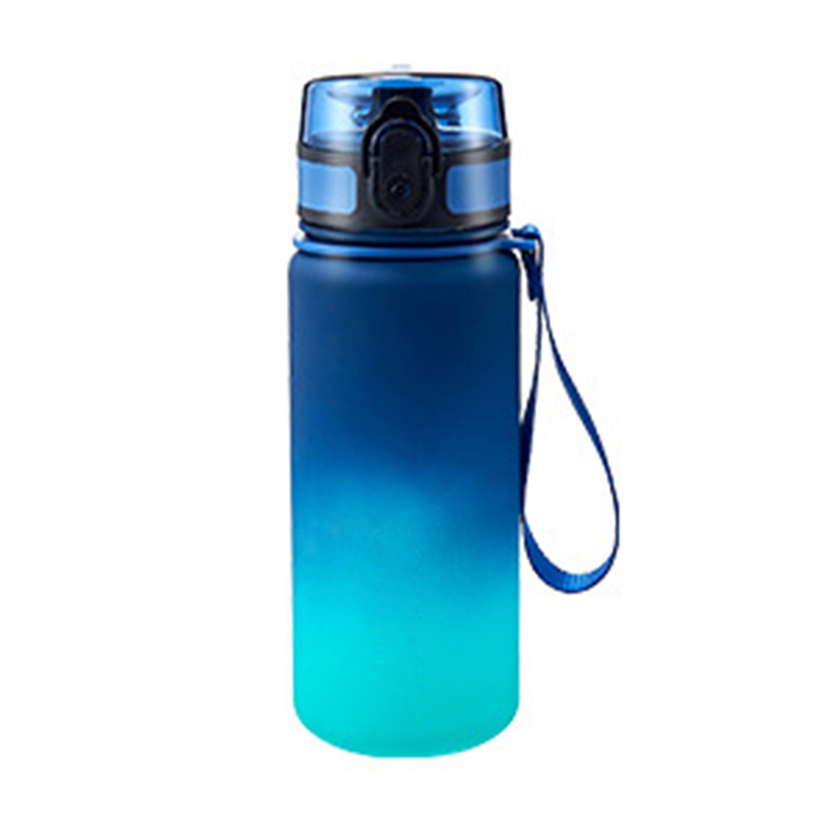 Blusmart Trinkflasche 500 Ml/650 Ml/1000 Ml Kunststoff-Sport-Wasserbecher, Trinkflasche, Trinkflasche blue green 500ml