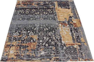 Teppich Cara, Home affaire, rechteckig, Höhe: 8 mm, Vintage Design, Wohnzimmer
