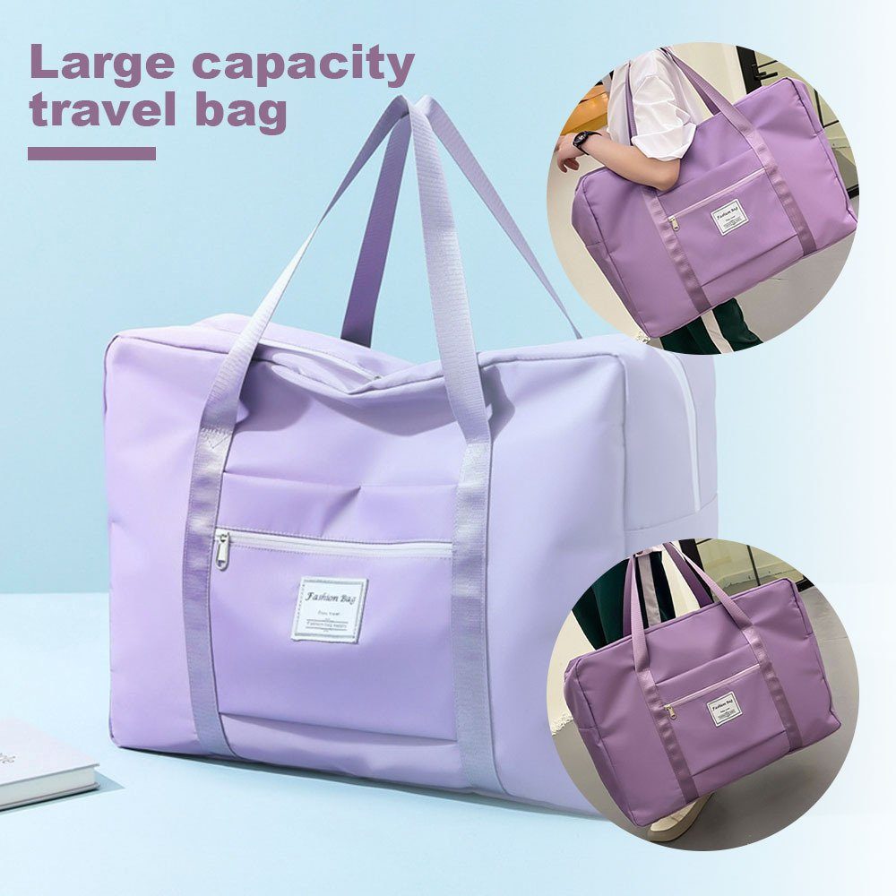 Einfarbige, Große Kapazität Reißverschluss, purple Sporttasche Mit Sporttasche Große Blusmart