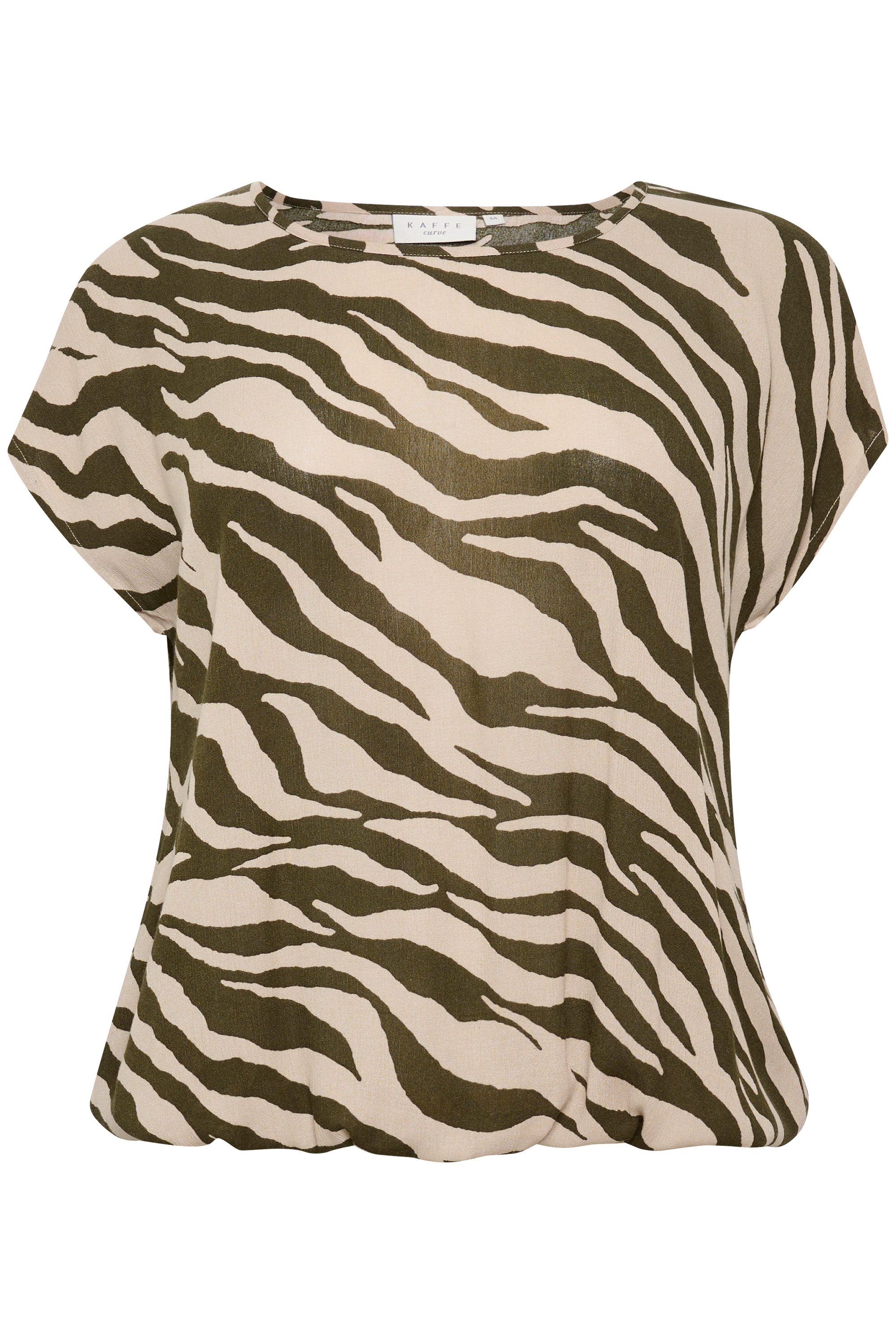 KAFFE Curve Kurzarmbluse Kurzarm-Bluse KCmarca Große günstig online kaufen