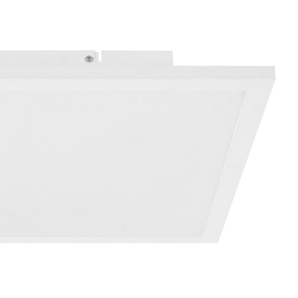 etc-shop LED Deckenleuchte, verbaut, fest Deckenlampe LED-Leuchtmittel Wohnzimmerleuchte LED Deckenleuchte Warmweiß, Panel