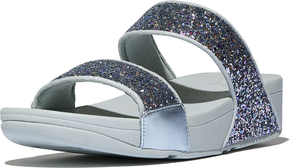 Lulu Multi-Tonal Glitter Slides Sandale