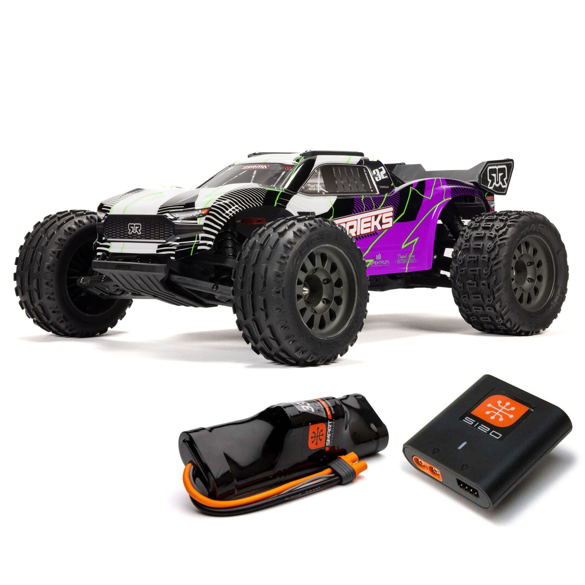 RC-Buggy ARRMA 1:10 VORTEKS MEGA 550 2WD Stadium Truck RTR mit Akku & Lader - P