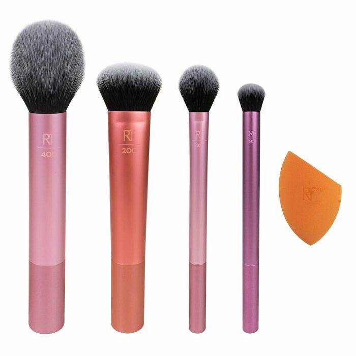 Real Techniques Foundationpinsel Real Techniques Everyday Essentials Make-Up Pinsel Set 5 Stück