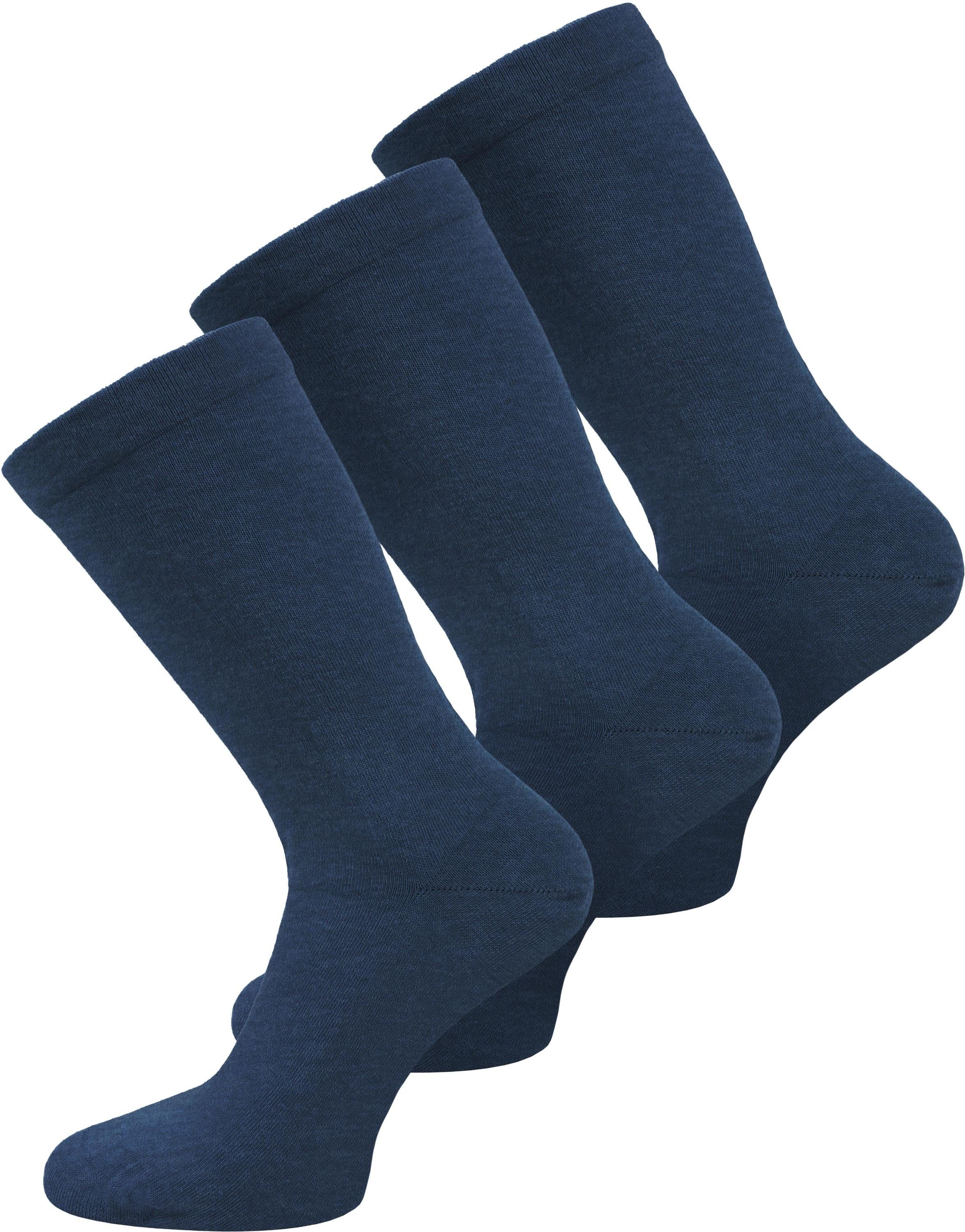 Diabetikersocken 3 Paar Gesundheitssocken mit Komfortbund