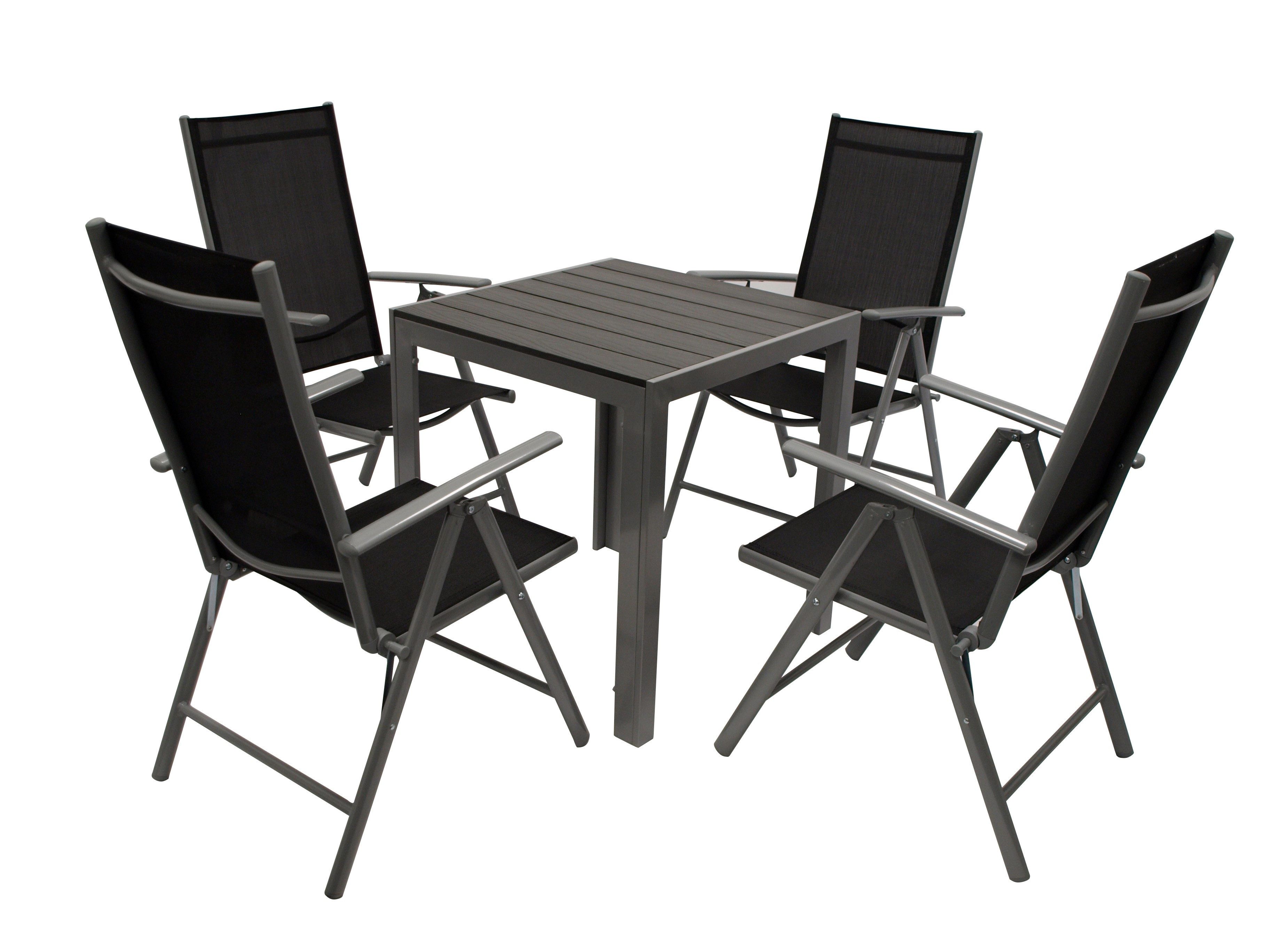 TPFGarden Garten-Essgruppe ASHFORD, (Gartengarnitur - 5-teilige günstig online kaufen