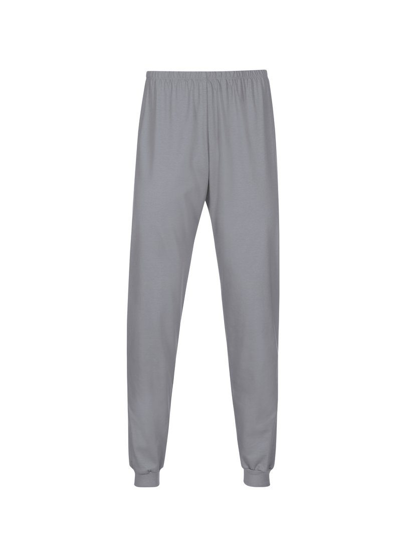 Trigema Schlafanzug TRIGEMA Schlafanzughose Bündchen cool-grey | Pyjamas