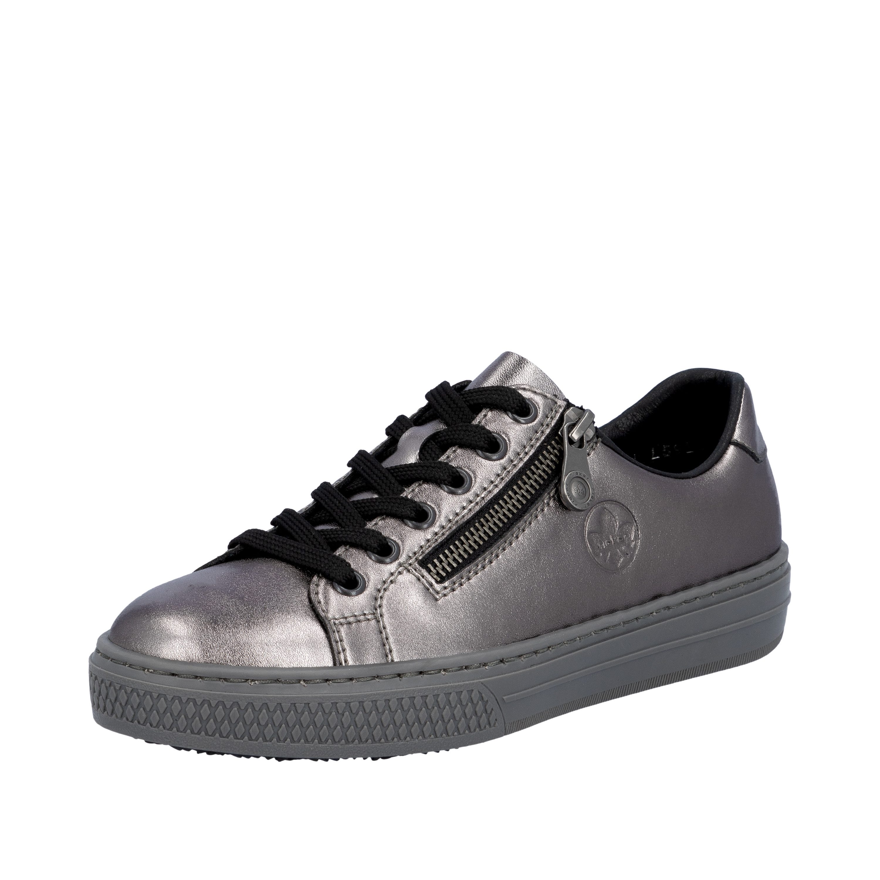 Rieker Sneaker mit Memosoft-Innensohle, Freizeitschuh, Halbschuh, Schnürschuh