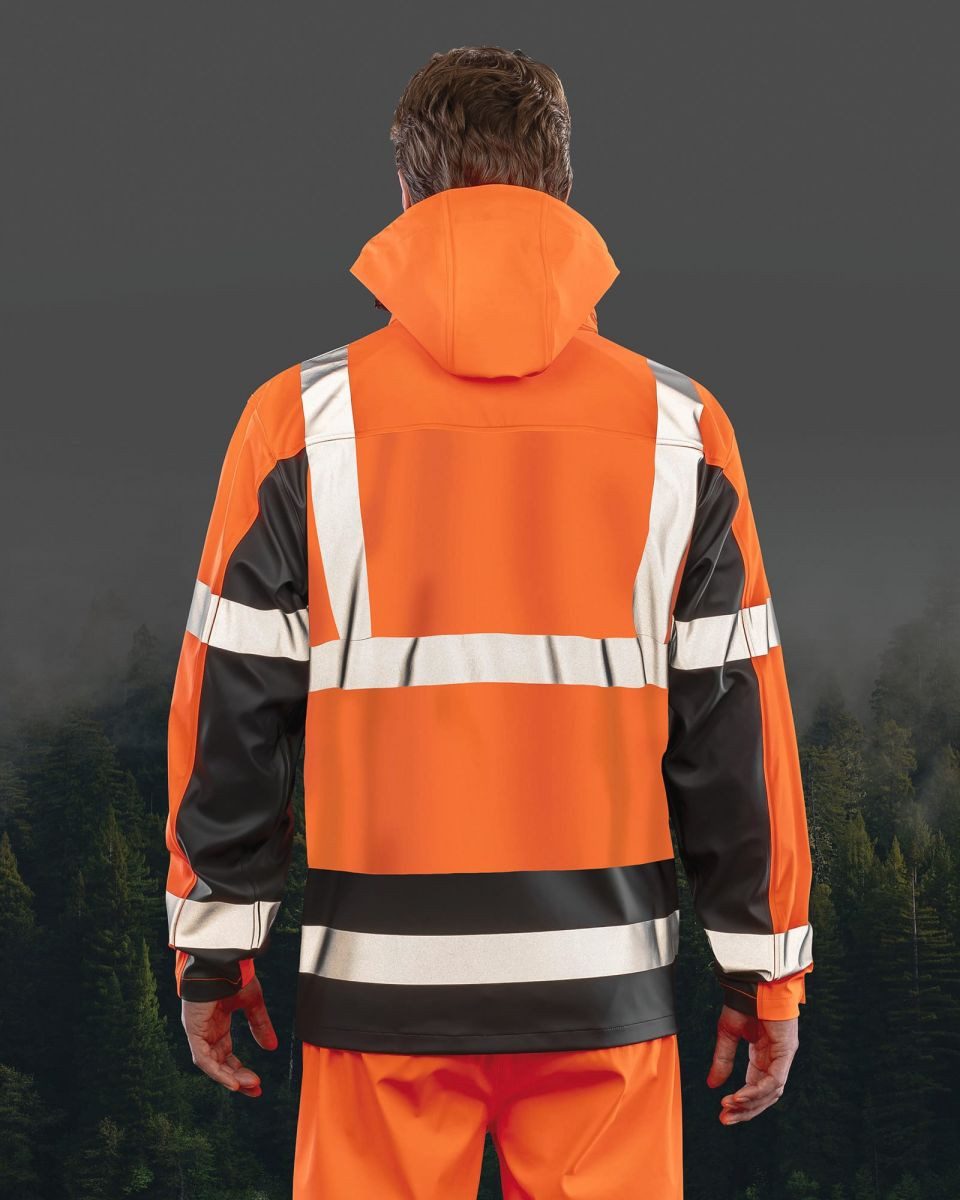 Result Arbeitsjacke Heavy Duty Prism PU Safe & Dry Jacket with Recycled Backing