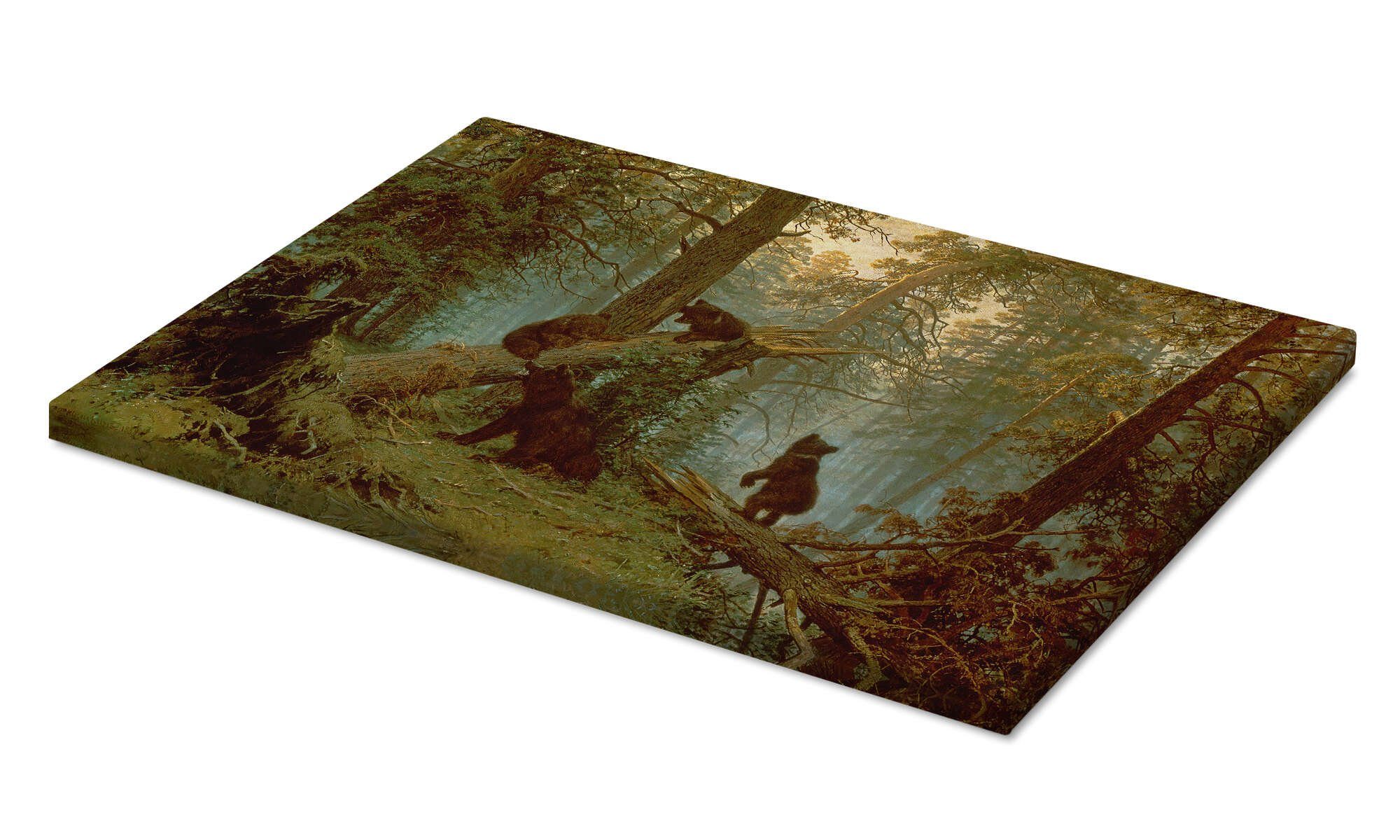 Posterlounge Wandbild Morgen in einem Kiefernwald, Ivan Ivanovich Shishkin, günstig online kaufen