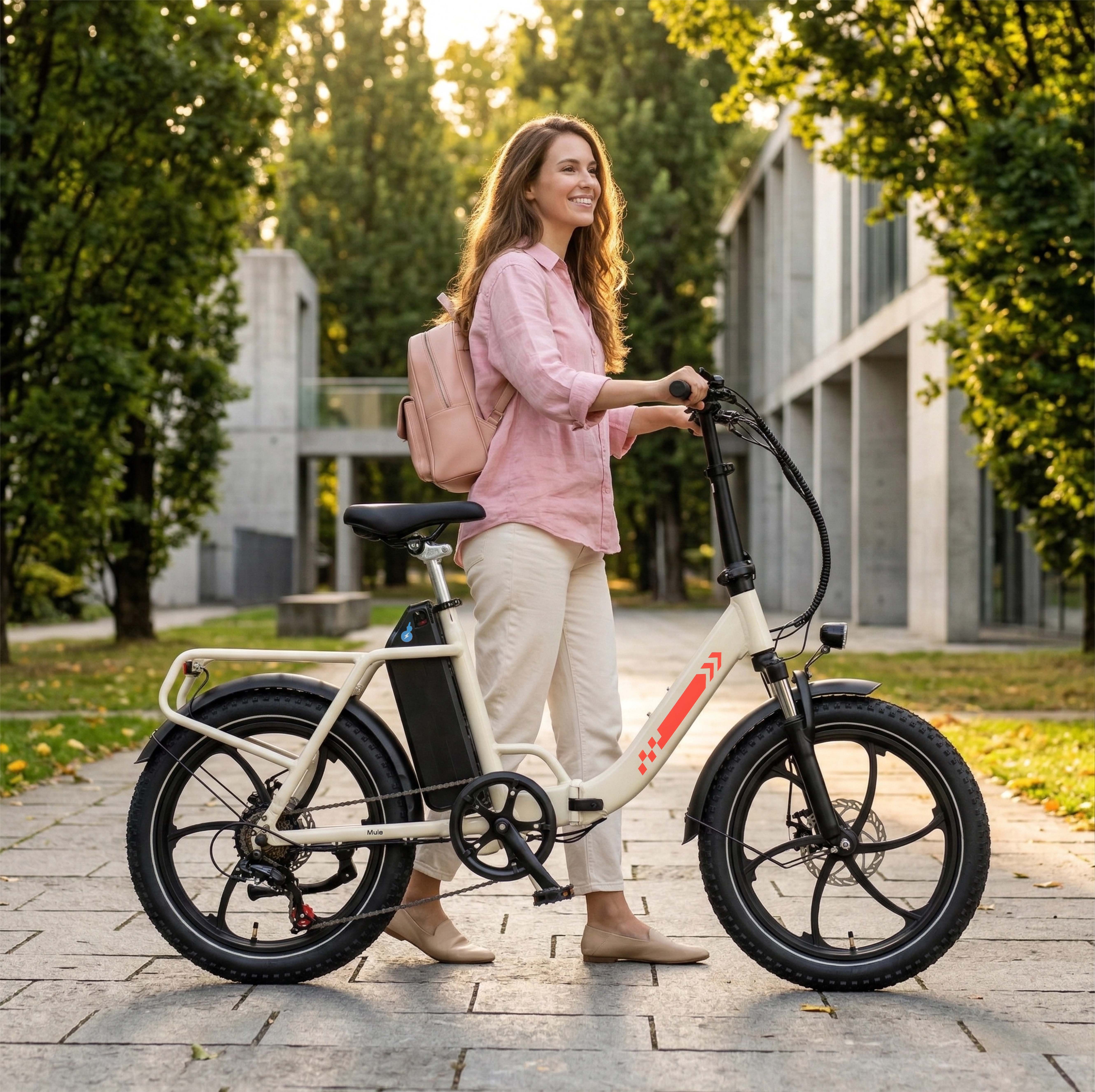 Vankel E-Bike Klapprad Faltbares E-Bikes E-Fahrrad Damen u. Herren 960WH Pedelec 48V 150 km, Kettenschaltung, Heckmotor, 960 Wh, 20x3'' Klapprad, Pedelec E-Citybike mit Tiefeinstieg, faltbar, E-bikes