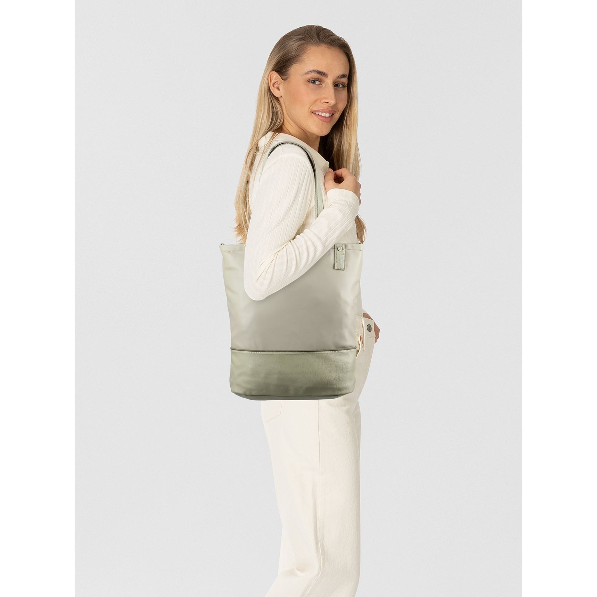 Zwei Schultertasche Jana, Polyurethan