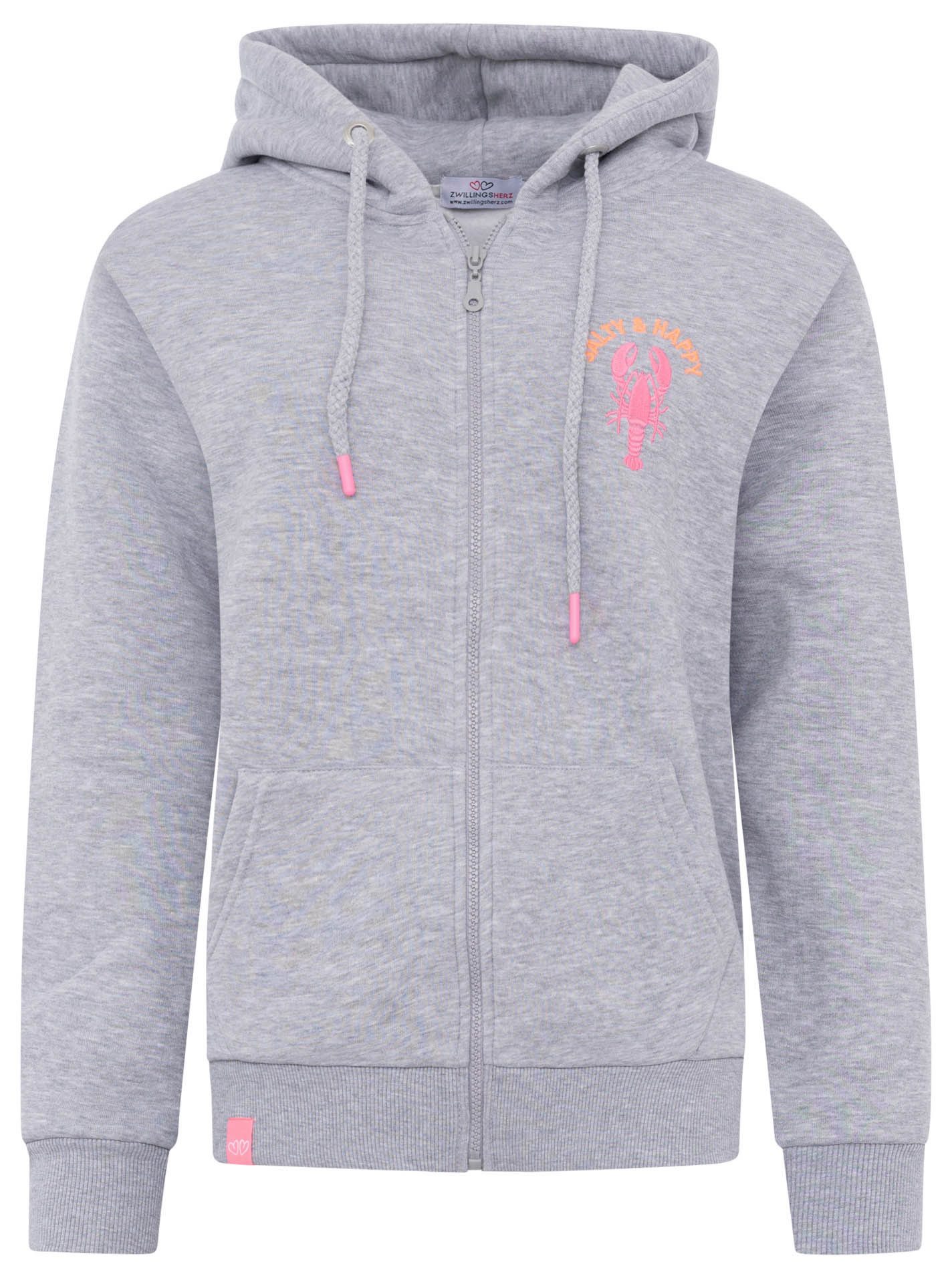 Zwillingsherz Kapuzensweatjacke Salty & Happy günstig online kaufen