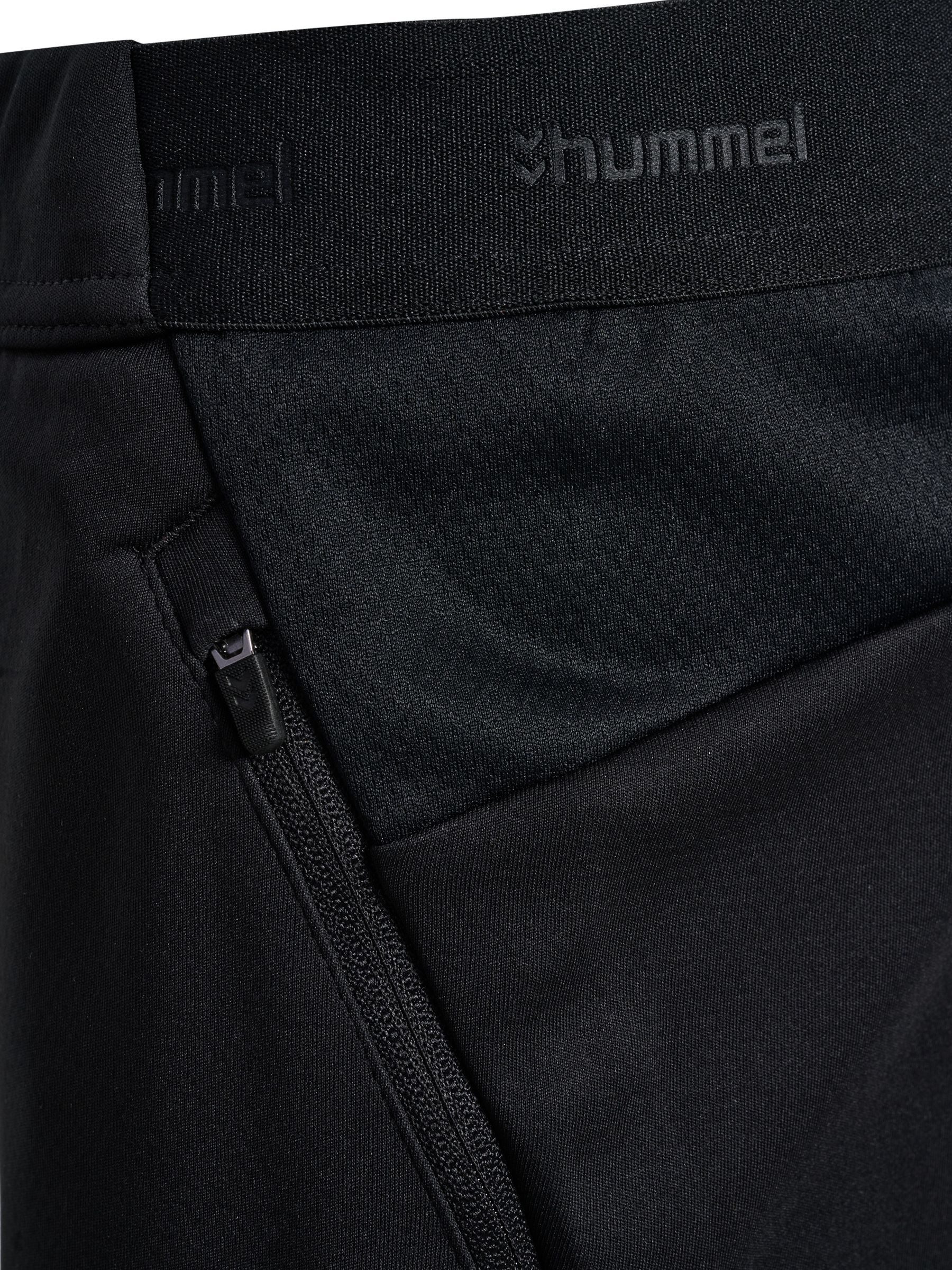 hummel Shorts Sportlicher Look Kordelzug Logo Print Reißtasche Bund (1-tlg) hmlCIMA 2.0 SHORTS KIDS