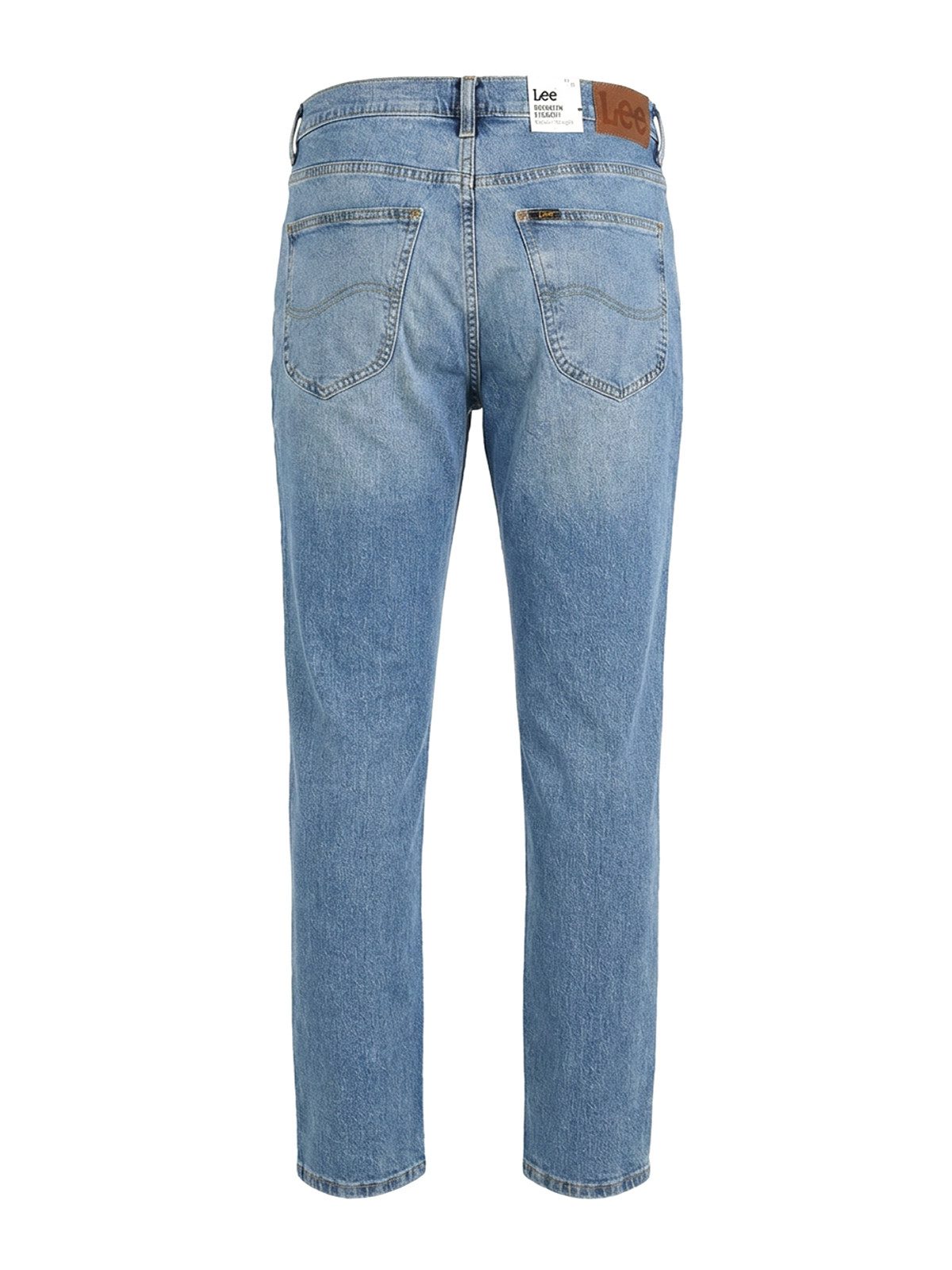 Lee® Straight-Jeans Regular Fit - BROOKLYN HORIZON BLUE mittlerer Stretch, weiche Haptik