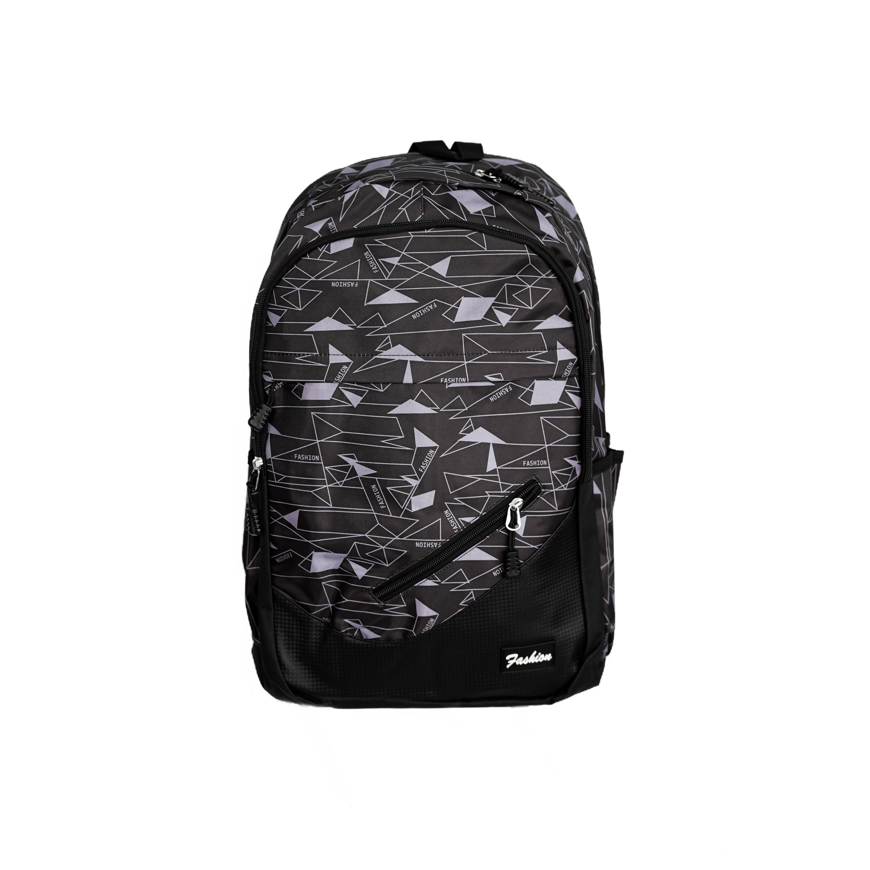 Susino Rucksack mit modernem rhombischem Druck – Praktisch und stilvoll