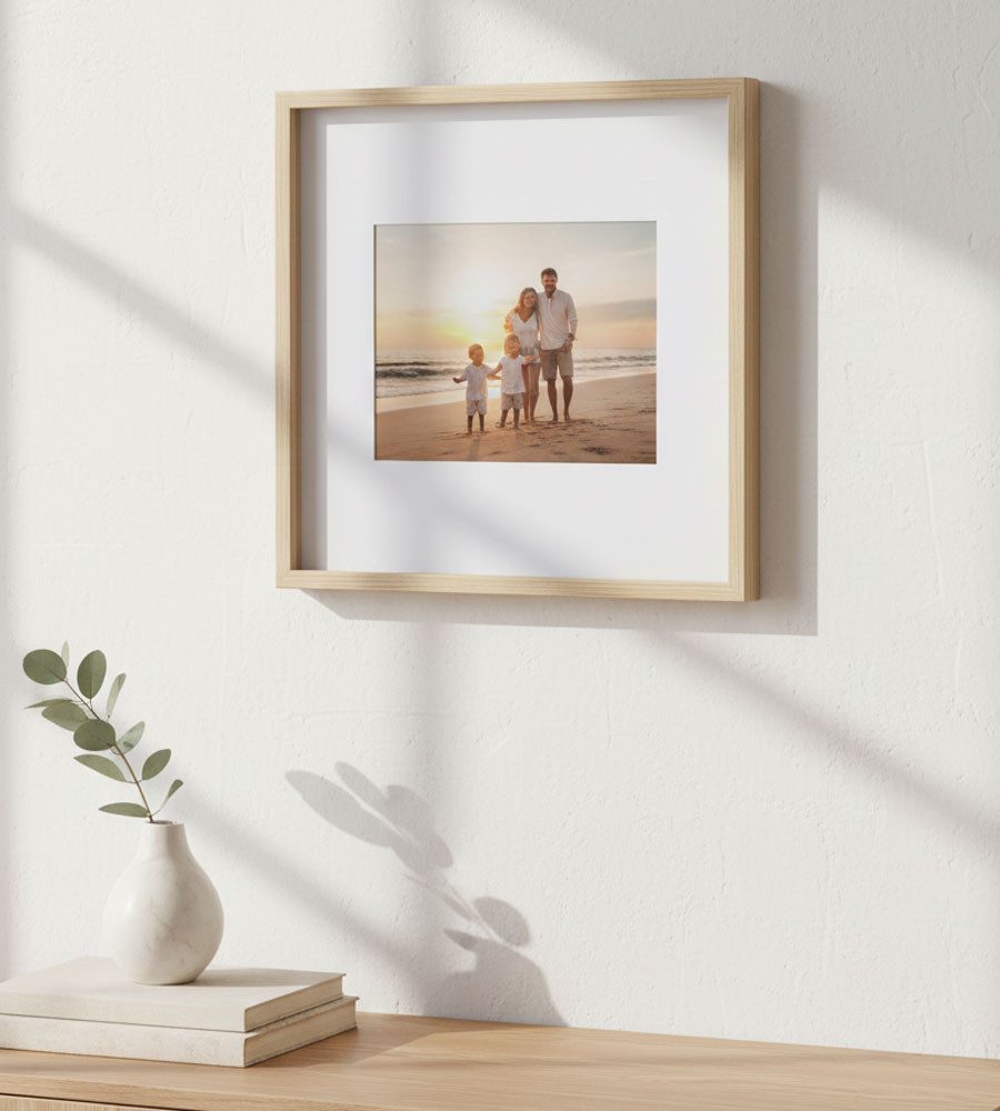 IDEAL TREND Bilderrahmen Brasil Holz Bilderrahmen Bilder Foto Rahmen Fotorahmen Wanddeko Collag, für 1 Bilder (1 St), Natürliche Holzmaserung sichtbar, leichte Farbabweichungen möglich