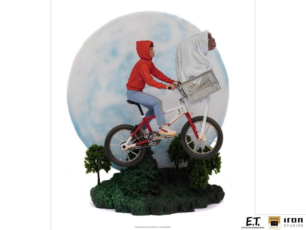 Iron Studios Merchandise-Figur E.T. Der Außerirdische Deluxe Art Scale Statue 1/10 E.T. & Elliot 27 c