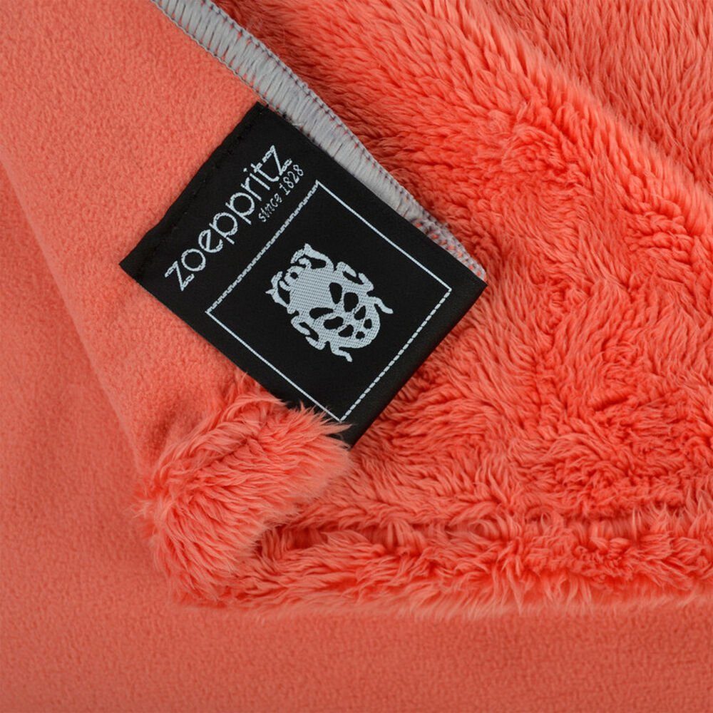 weiche Extra coral Plaid Kunstfelldecke Reborn zoeppritz, Bliss,