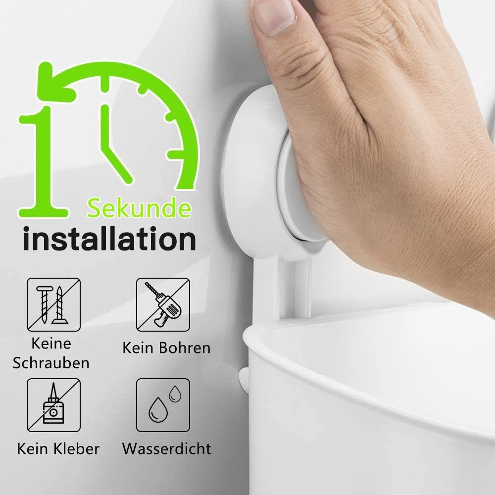 Elegear Duschregal Duschablage für Ecke, ohne günstig online kaufen