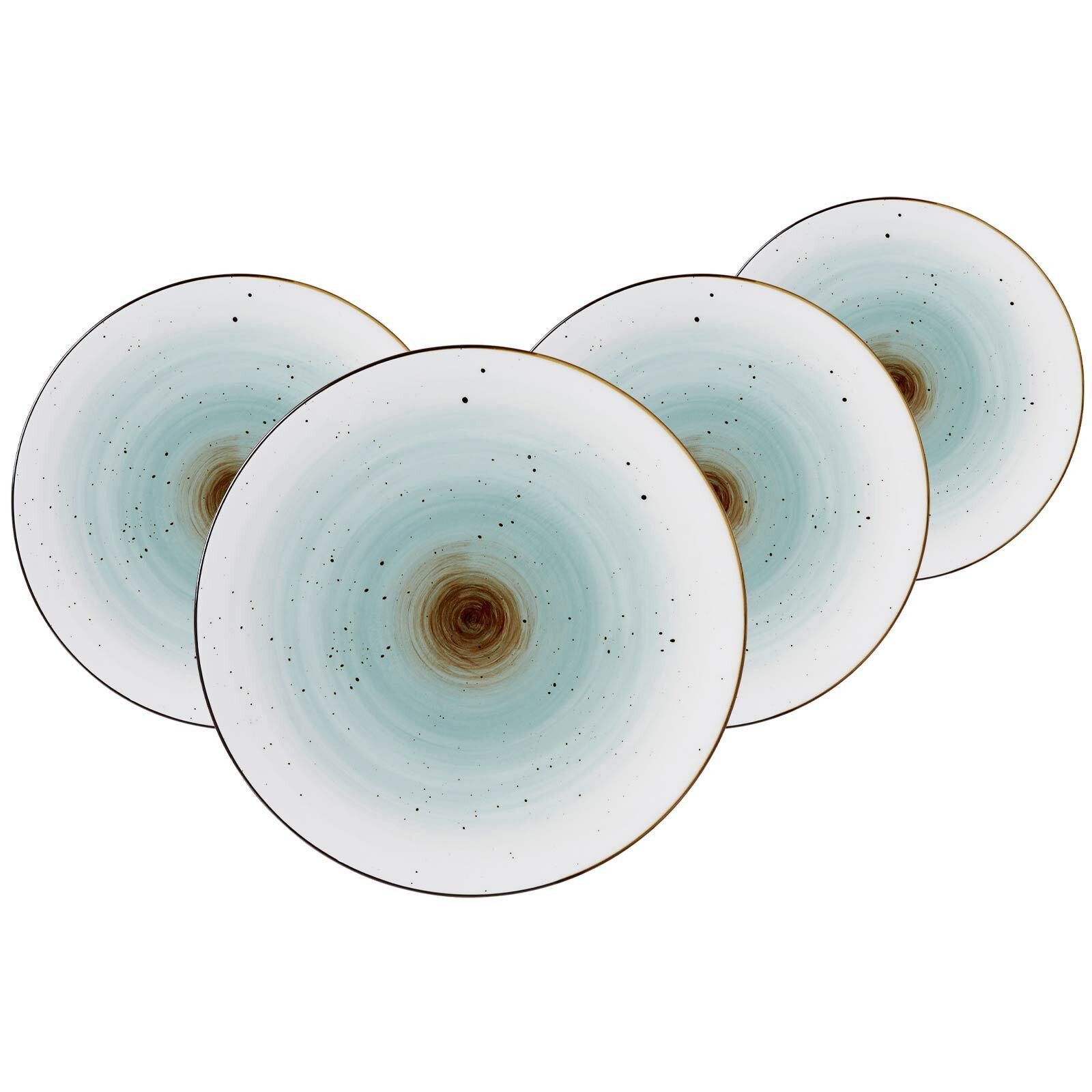 Ritzenhoff & Breker Speiseteller Cosmo Speiseteller ø 26,5 cm 4er Set, (4 St)