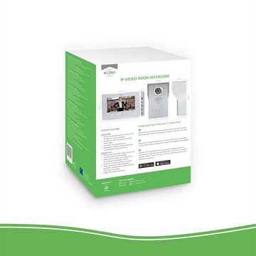 Elro DV477IP3 Video-Türsprechanlage (Innenbereich, Außenbereich, 4-tlg., Video Gegensprechanlage mit 3 Monitoren und App)