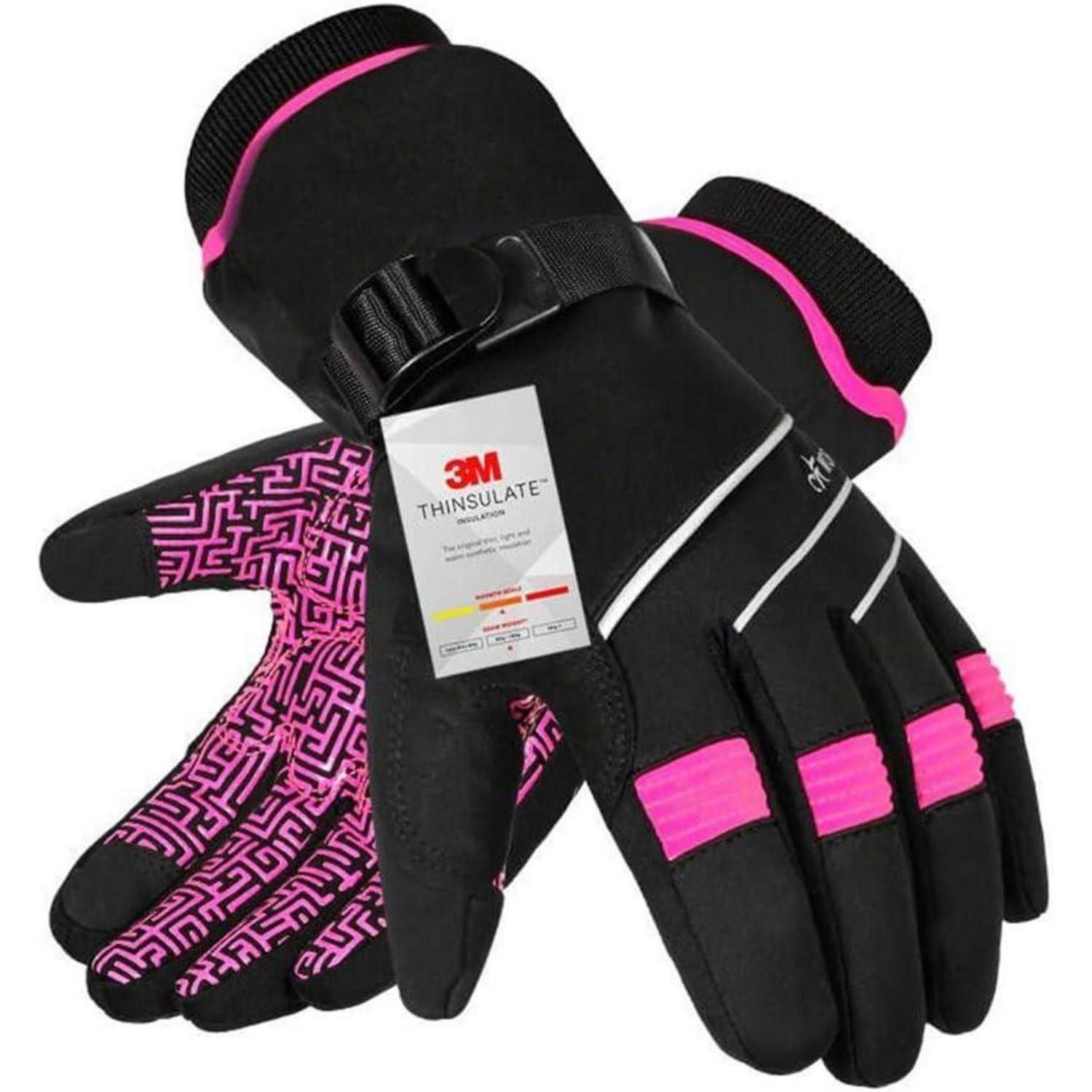 LuxusKollektion Multisporthandschuhe Winterhandschuhe -30°F 3M Thinsulate Wasserdicht Touchscreen Herren