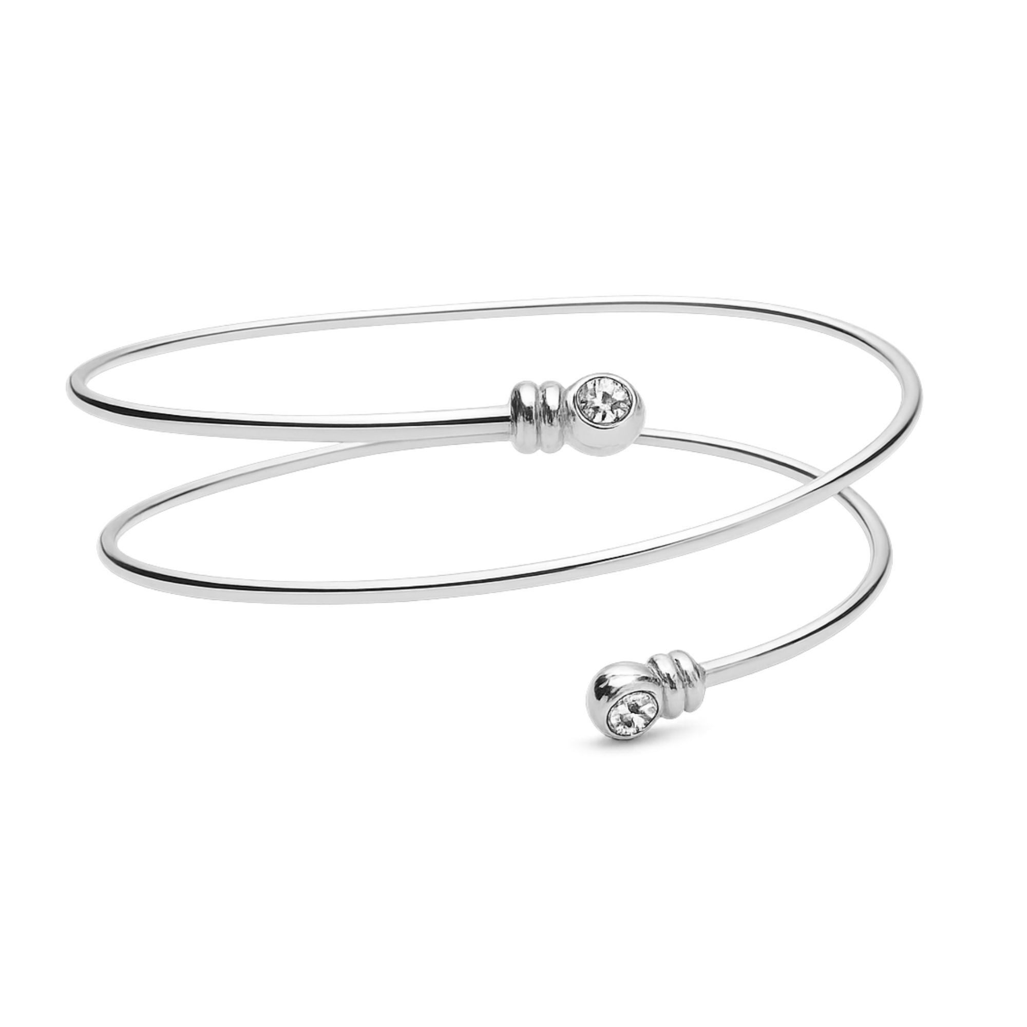 Heideman Armband Zoa silberfarben poliert (Armband, inkl. Geschenkverpackung), Upper arm cuff Damen