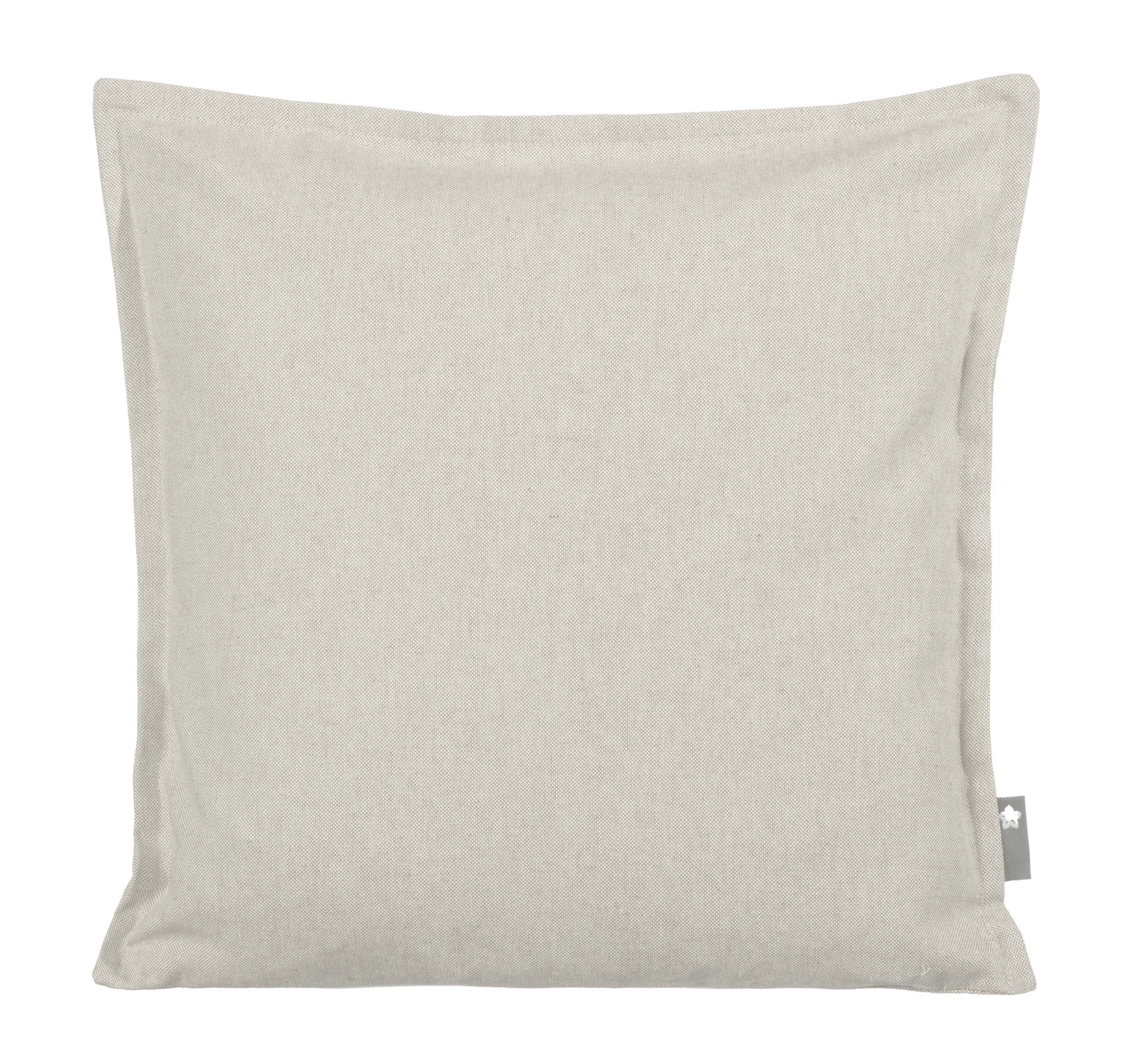 PICHLER Kissenhülle Melierte Baumwolle meliert Kissenhülle 2er Set 41 x 41 cm FARO Rechte, (2 Stück), Kissenbezug für Dekokissen Zierkissen Kissenhülle