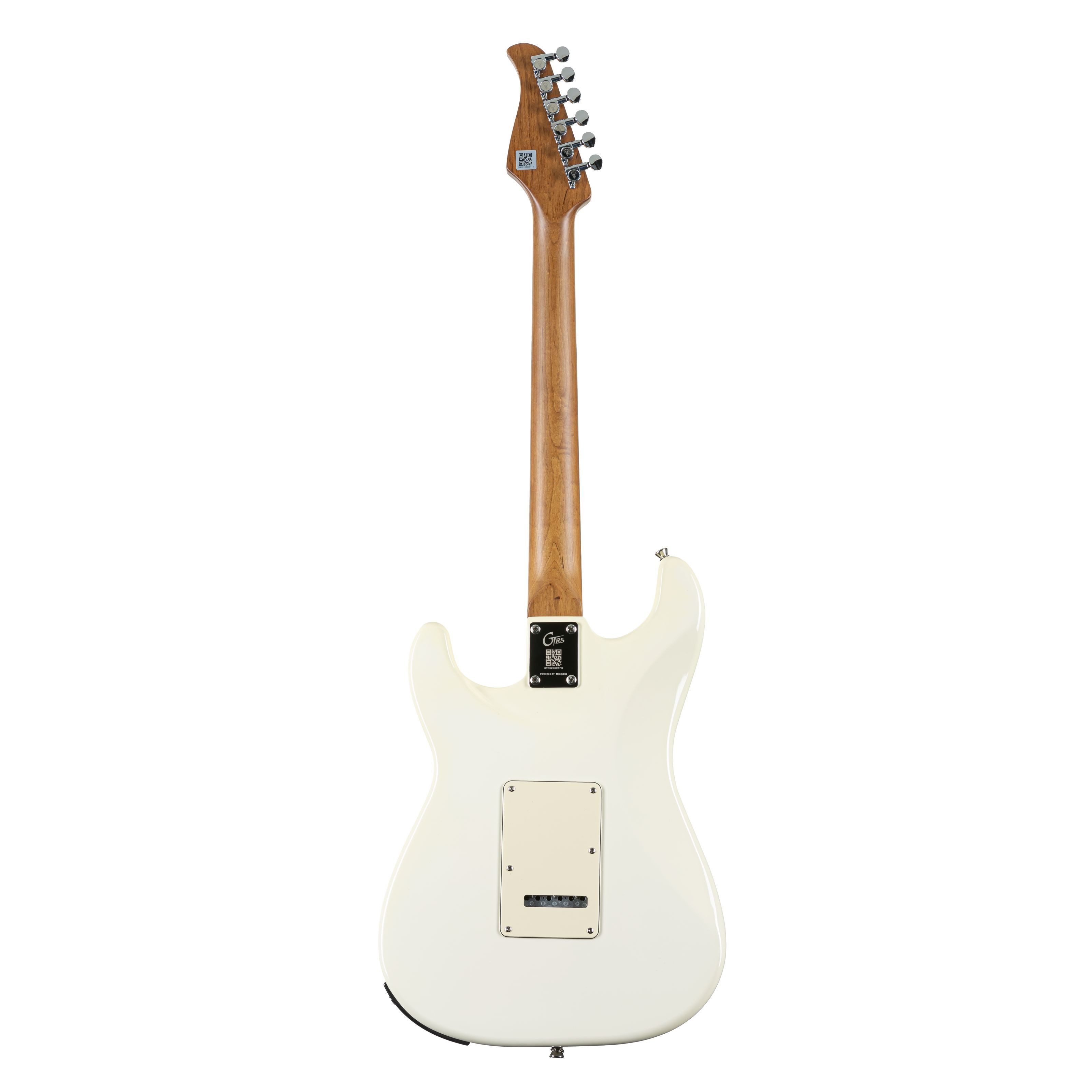 Mooer Audio E-Gitarre, E-Gitarren, ST-Modelle, GTRS Standard 800 Intelligent Guitar Vintage White - E-Gitarre