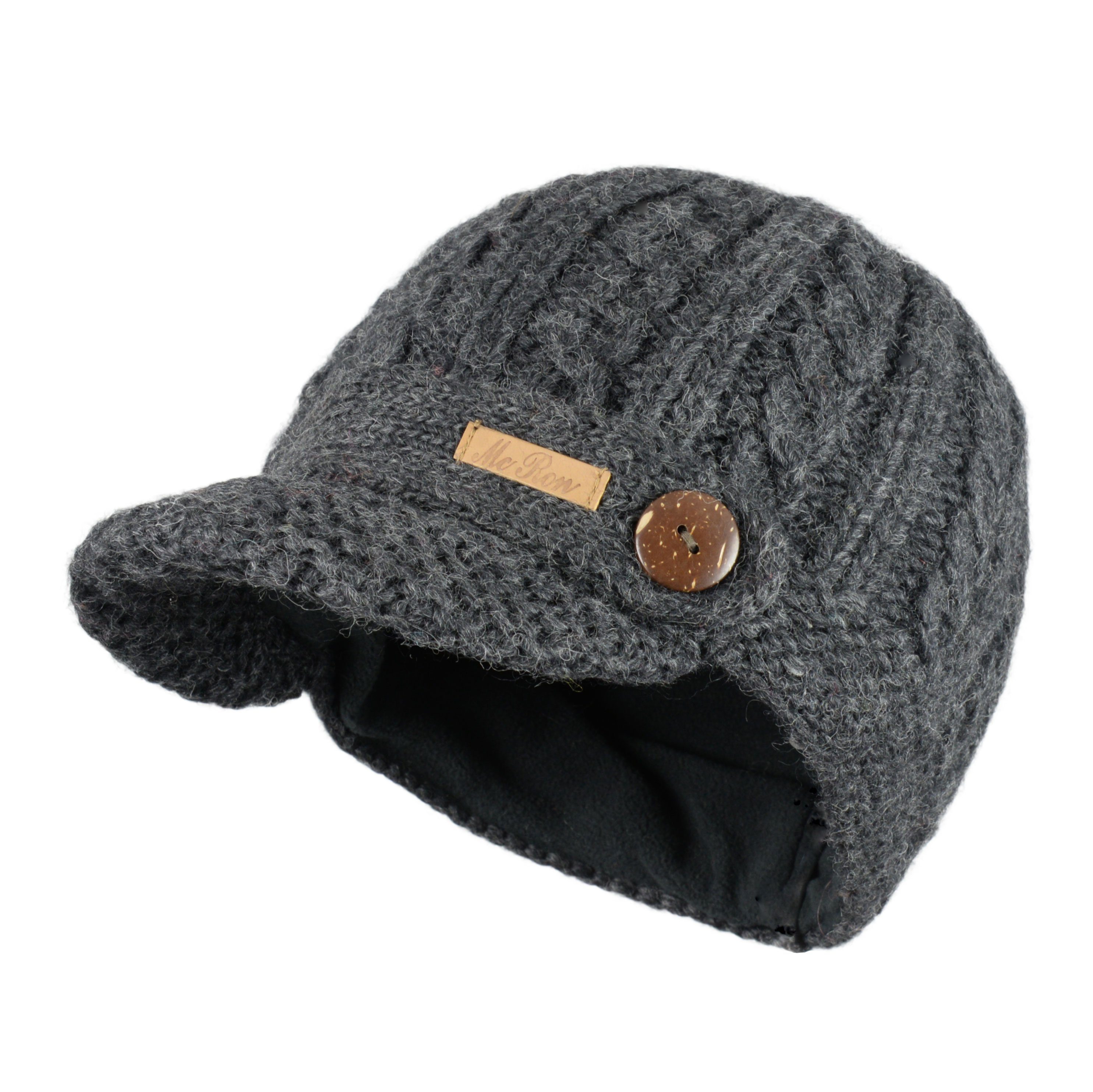 McRon Strickmütze Wollmütze Modell Elisha Gefüttert mit Fleece günstig online kaufen