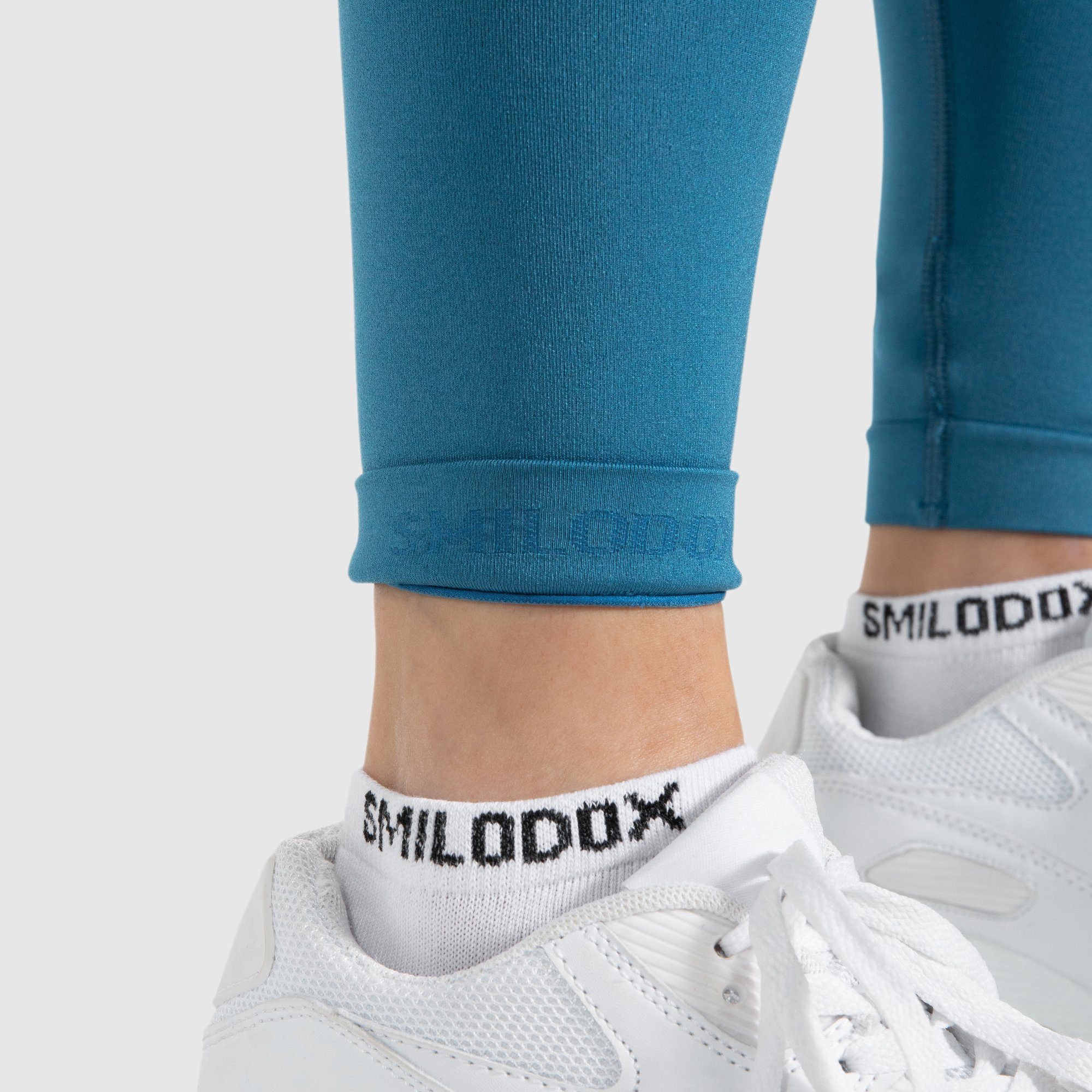 Smilodox Melange Leggings Seamless Hellblau Amaze Pro