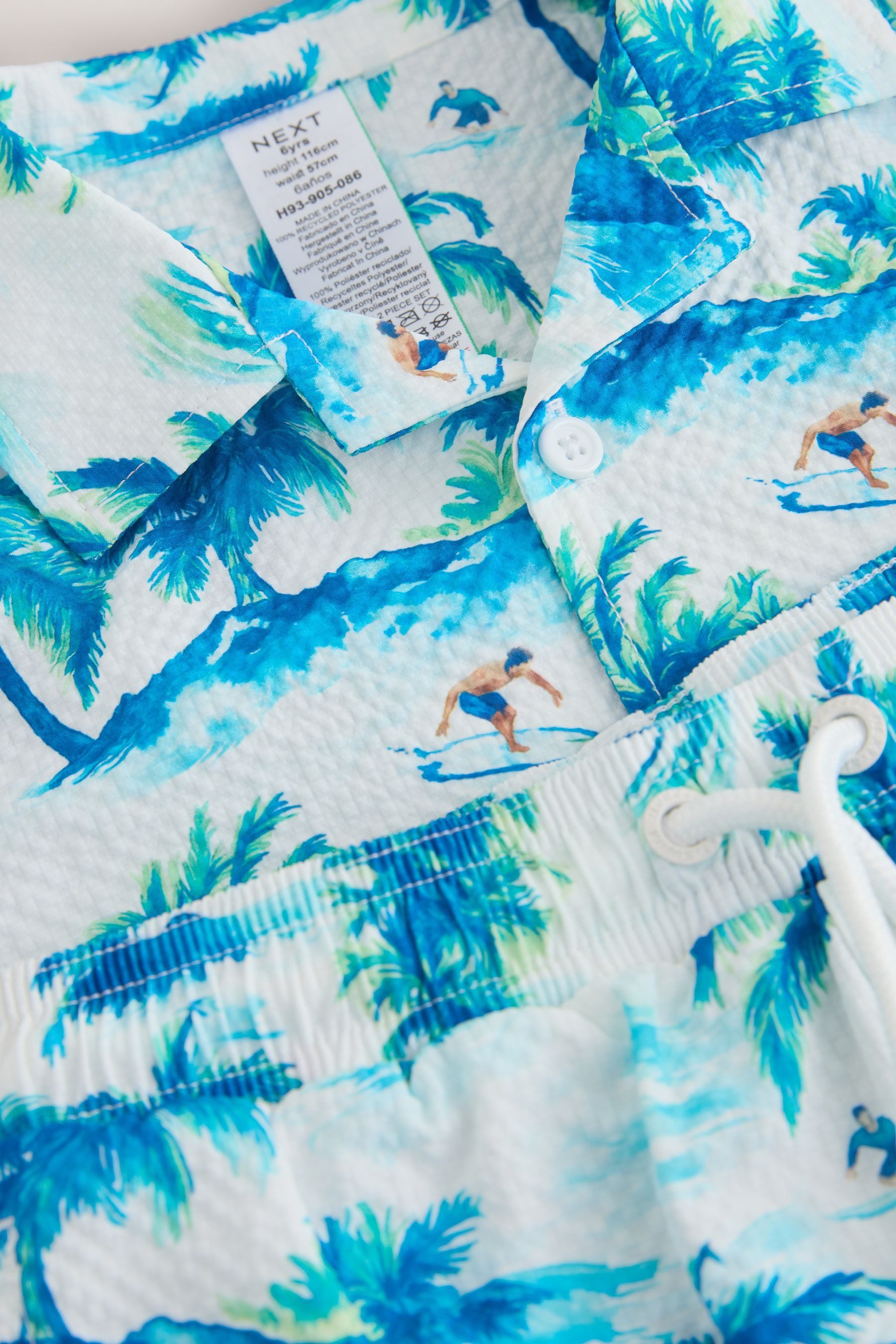 Next Shirt & Shorts Badeshorts und Hemd im Set (2-tlg)