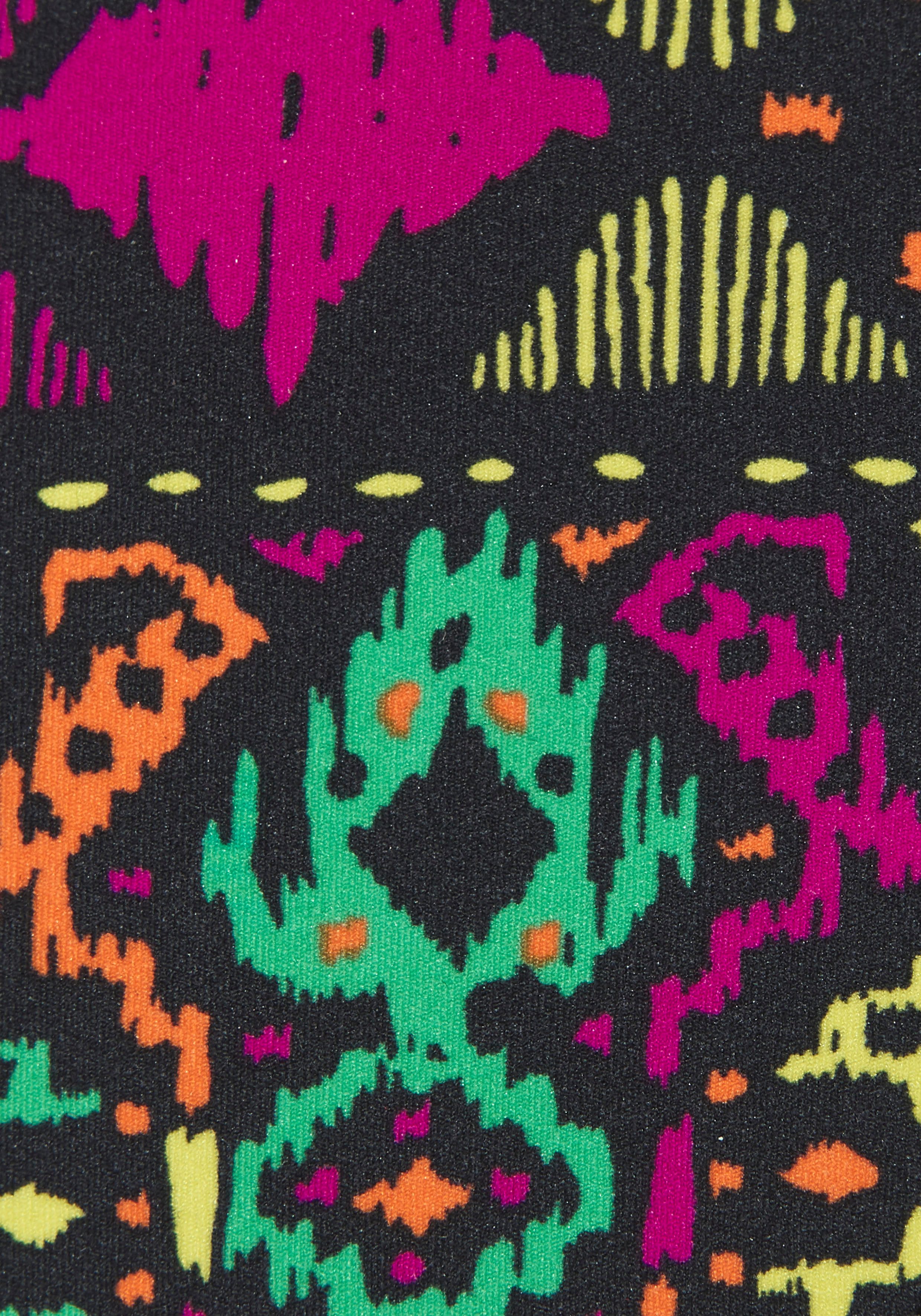 Buffalo Bandeau-Bikini bunter Ethnodruck